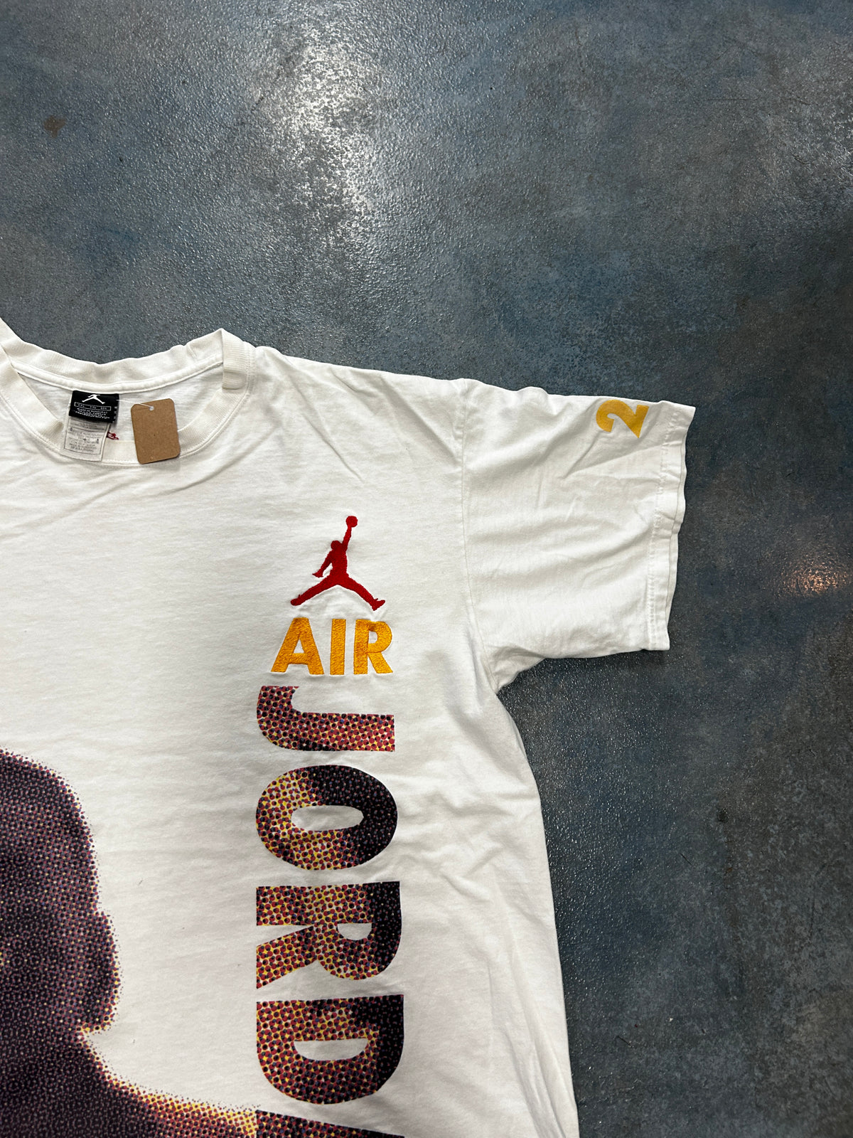 Dots Micheal Jordan White Tee B38 (YC)