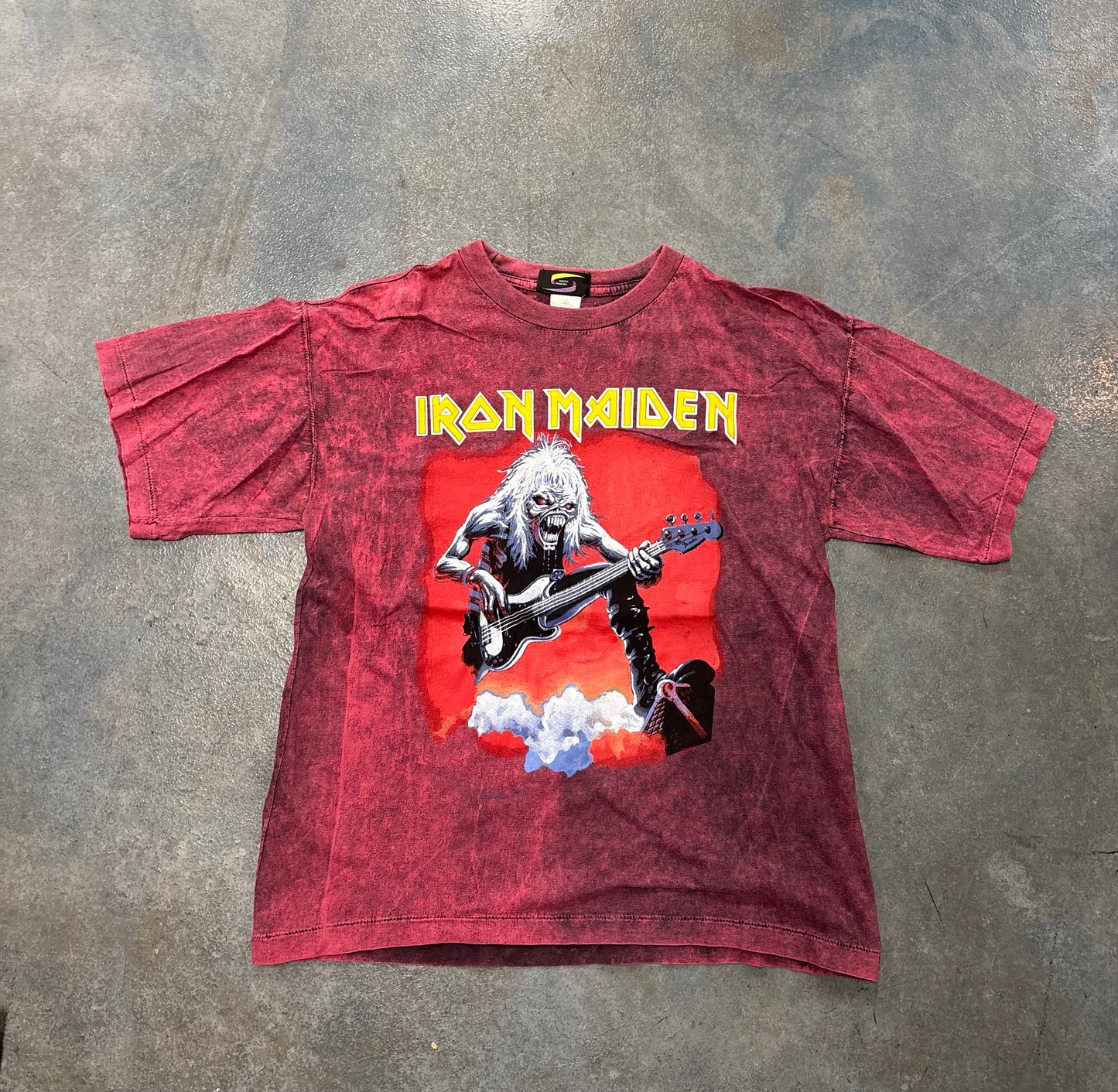 Iron Maiden Band Tee Red OTF