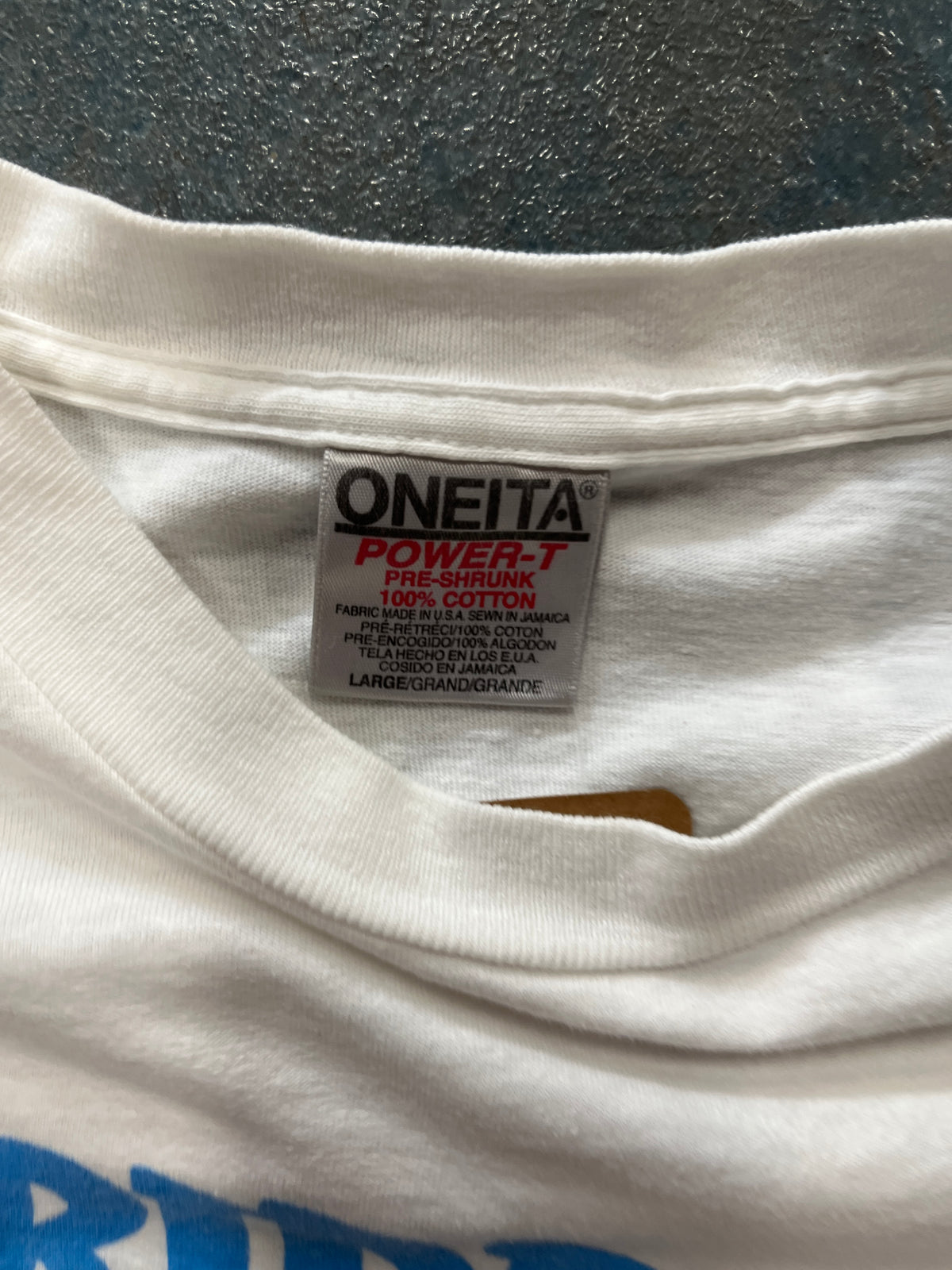 Vintage 1996 ‘Ride For Kids’ White Graphic White Tee