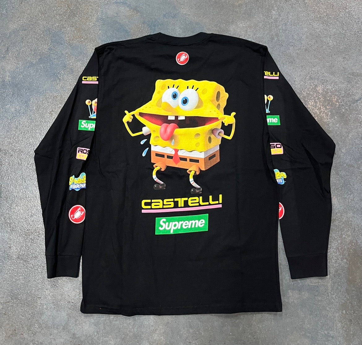 Supreme x Sponge Bob Castillo Black Tee OTF (YC)