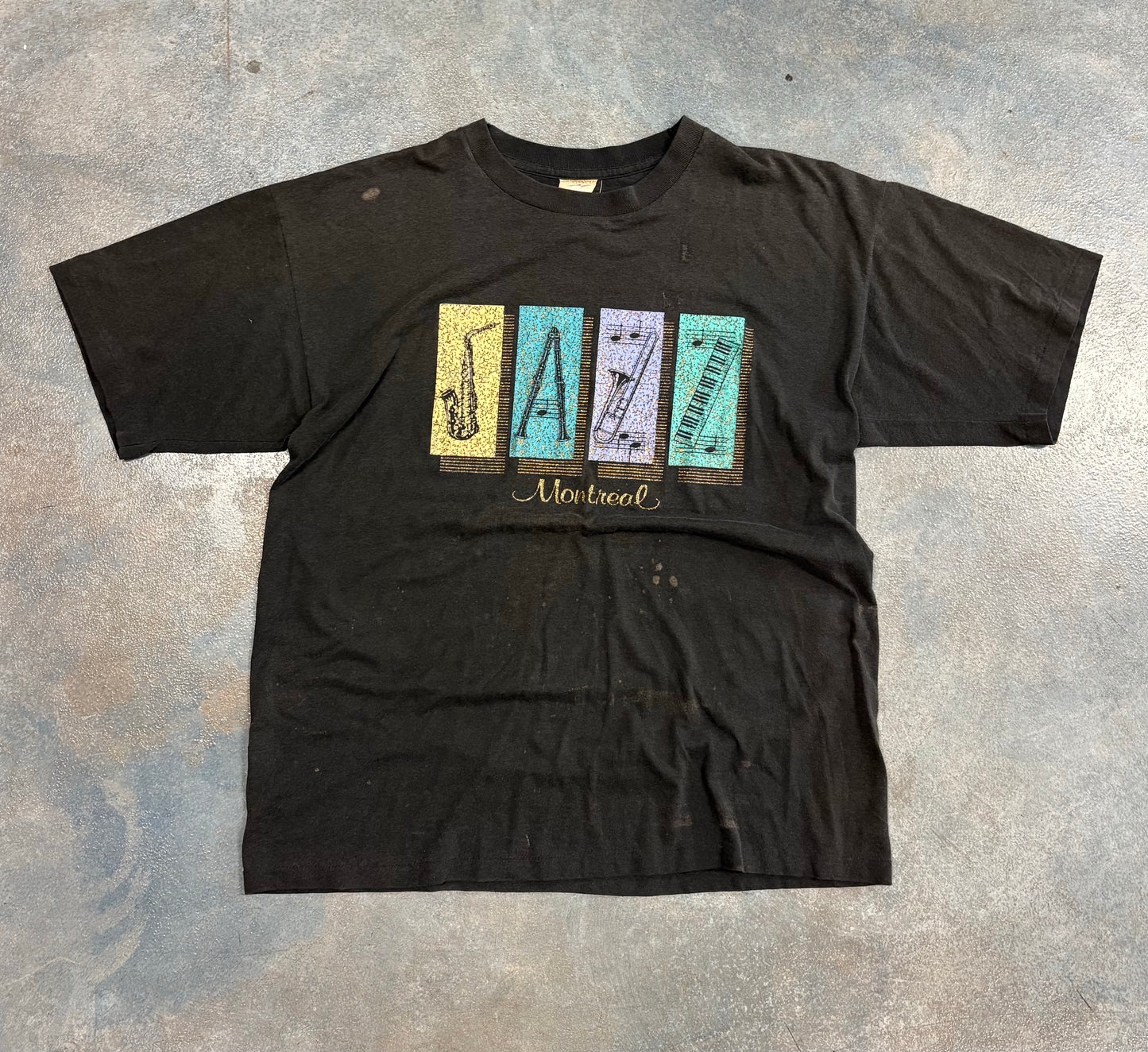 Jazz Montreal Tee Black B52