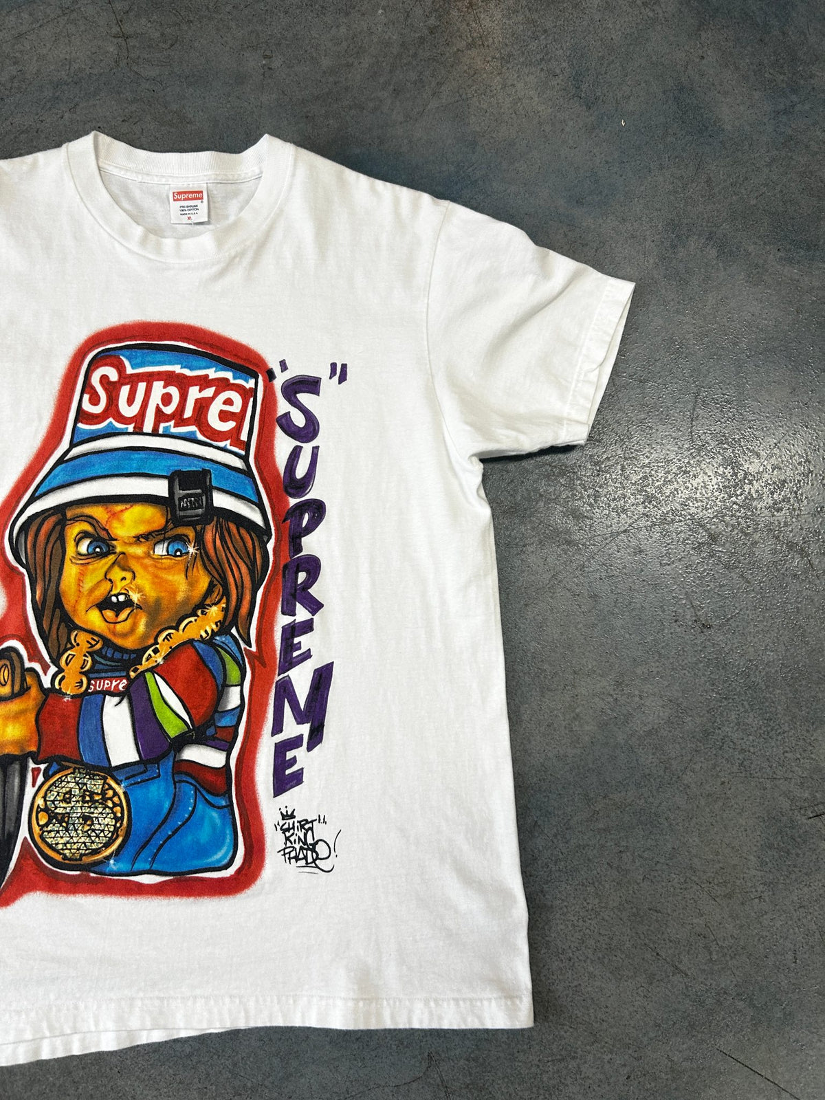 Supreme 2014 Forty Deuce Chucky King Phade White Tee