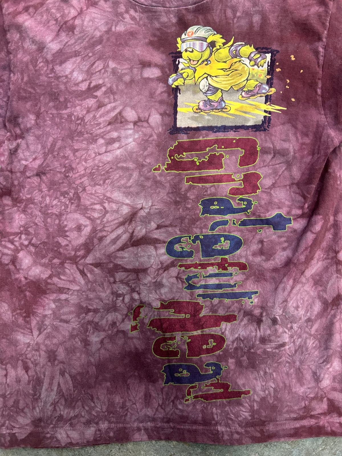Vintage 1995 Grateful Dead Rollerblading Tie-Dye Tee