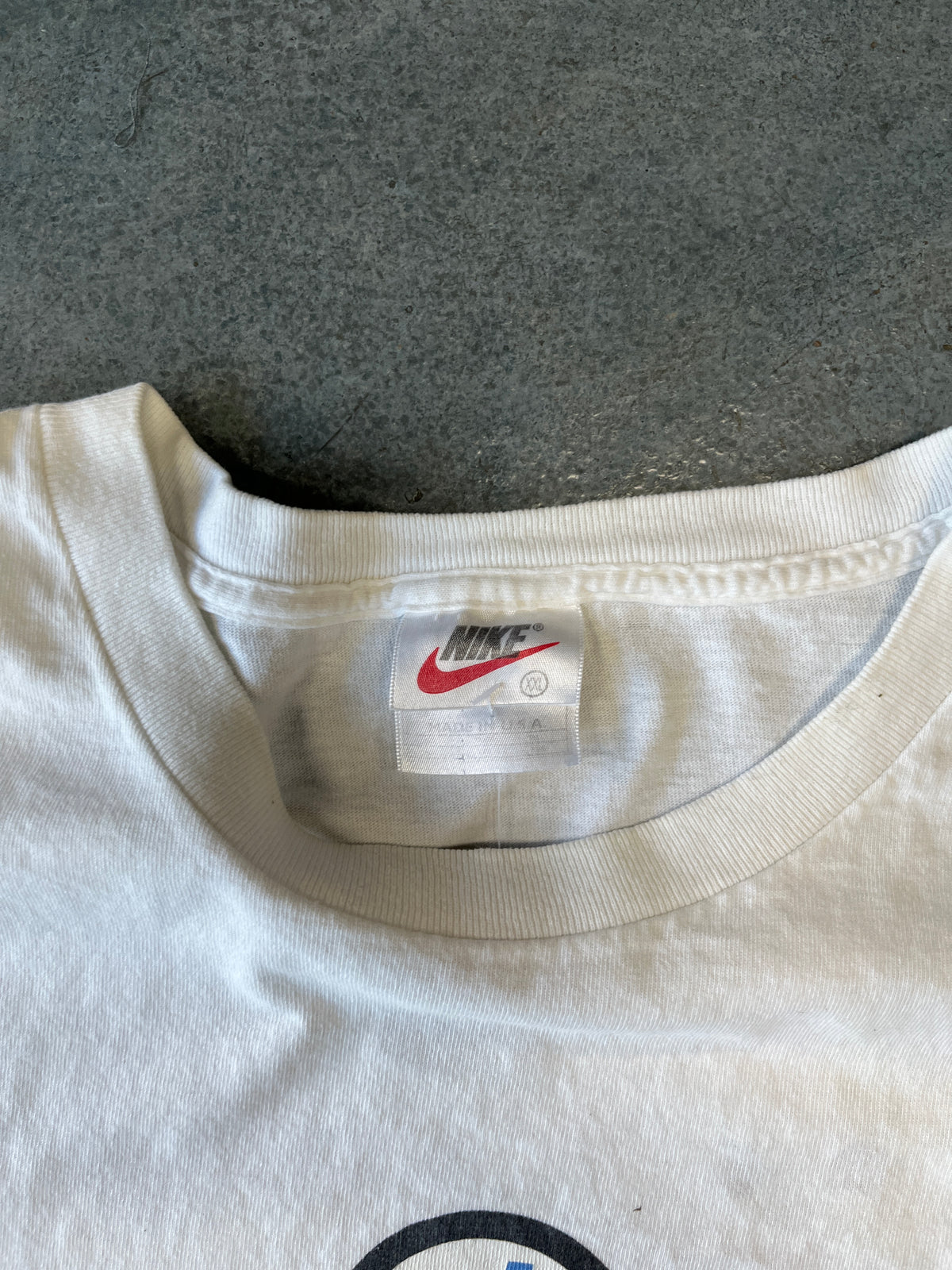 Nike MJ Nike White Tee (YC) B38