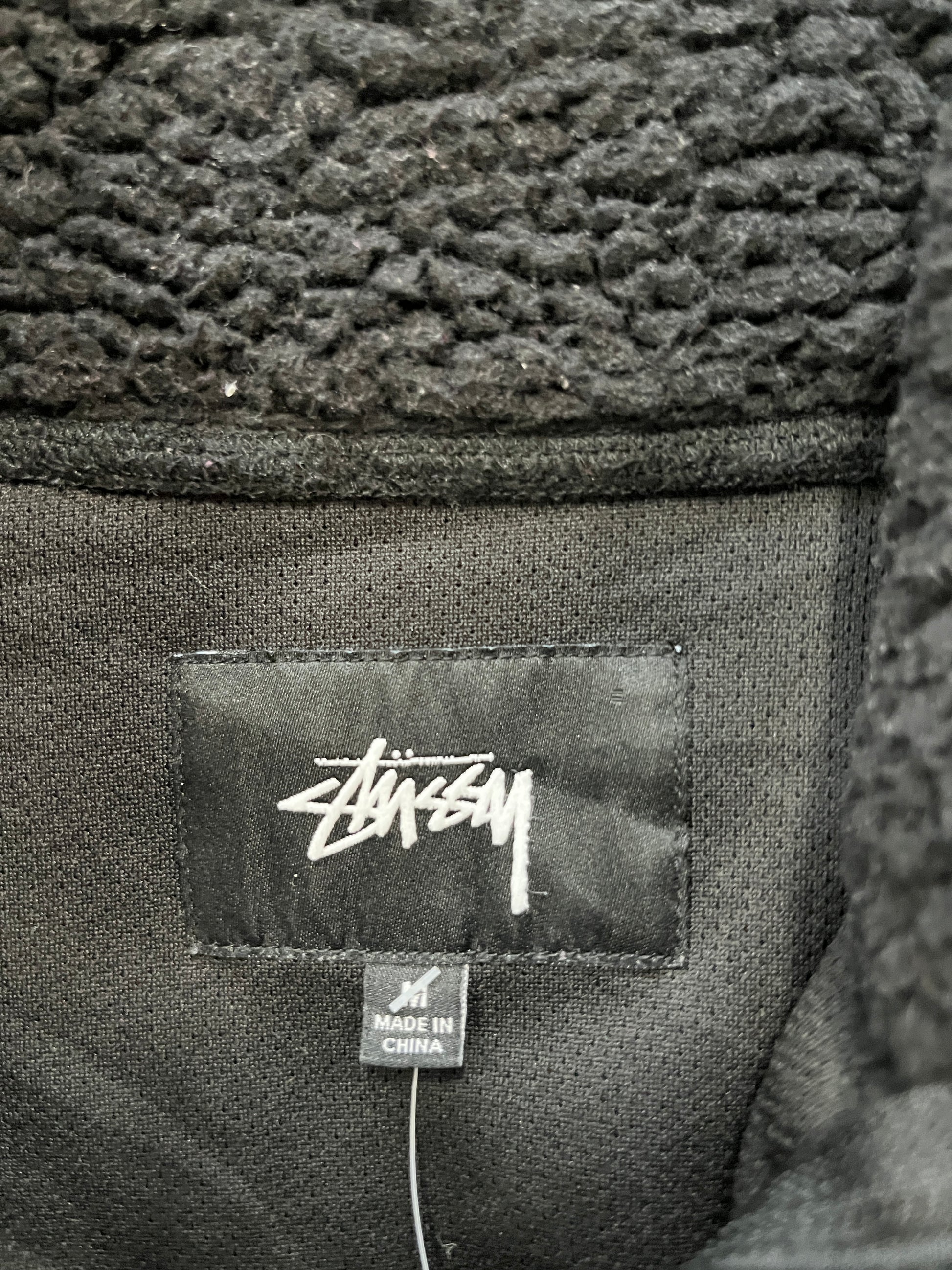 Stussy Sherpa Fleece Black Jacket (RA) B56