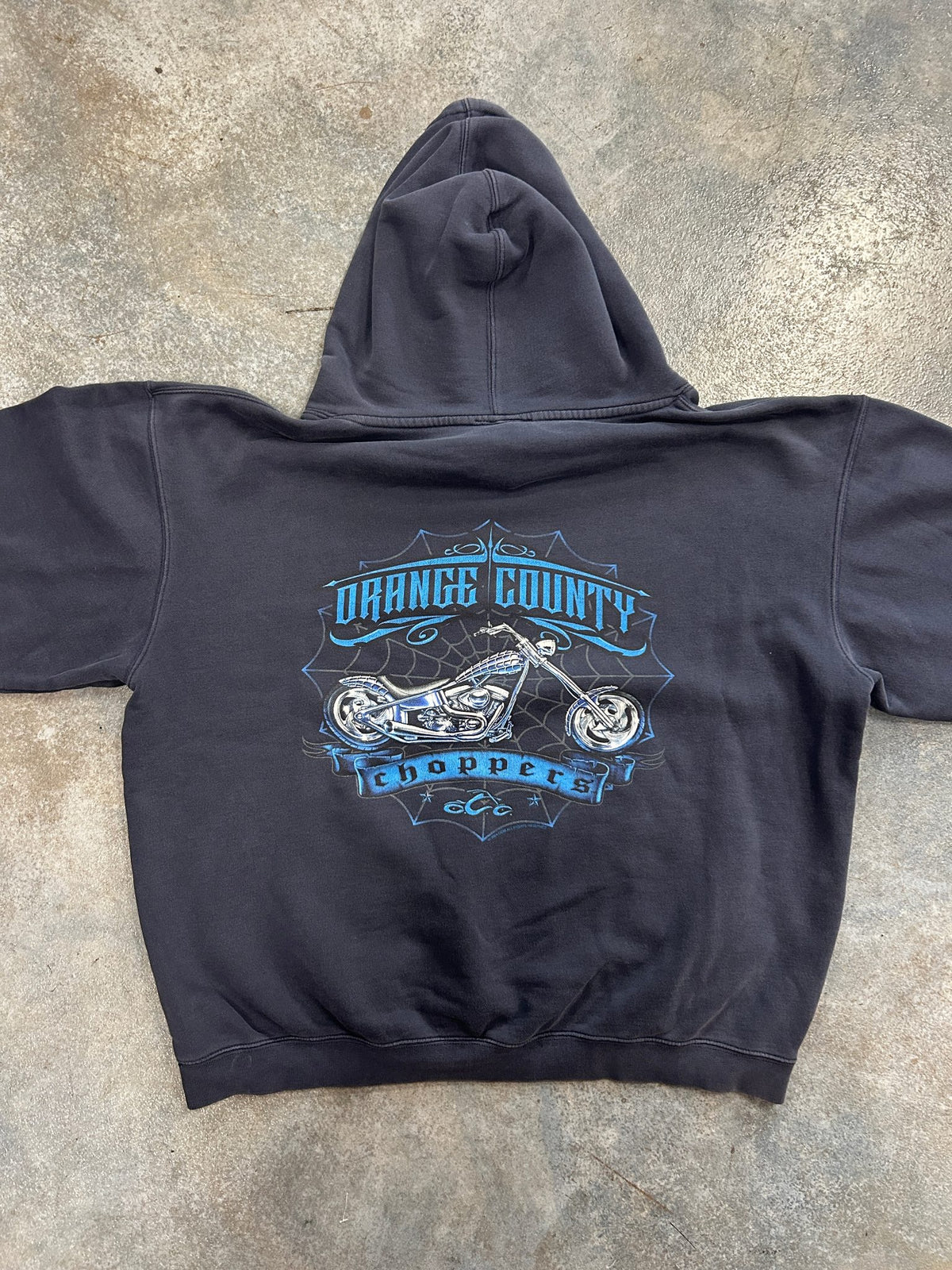Vintage Orange County Choppers Navy Hoodie