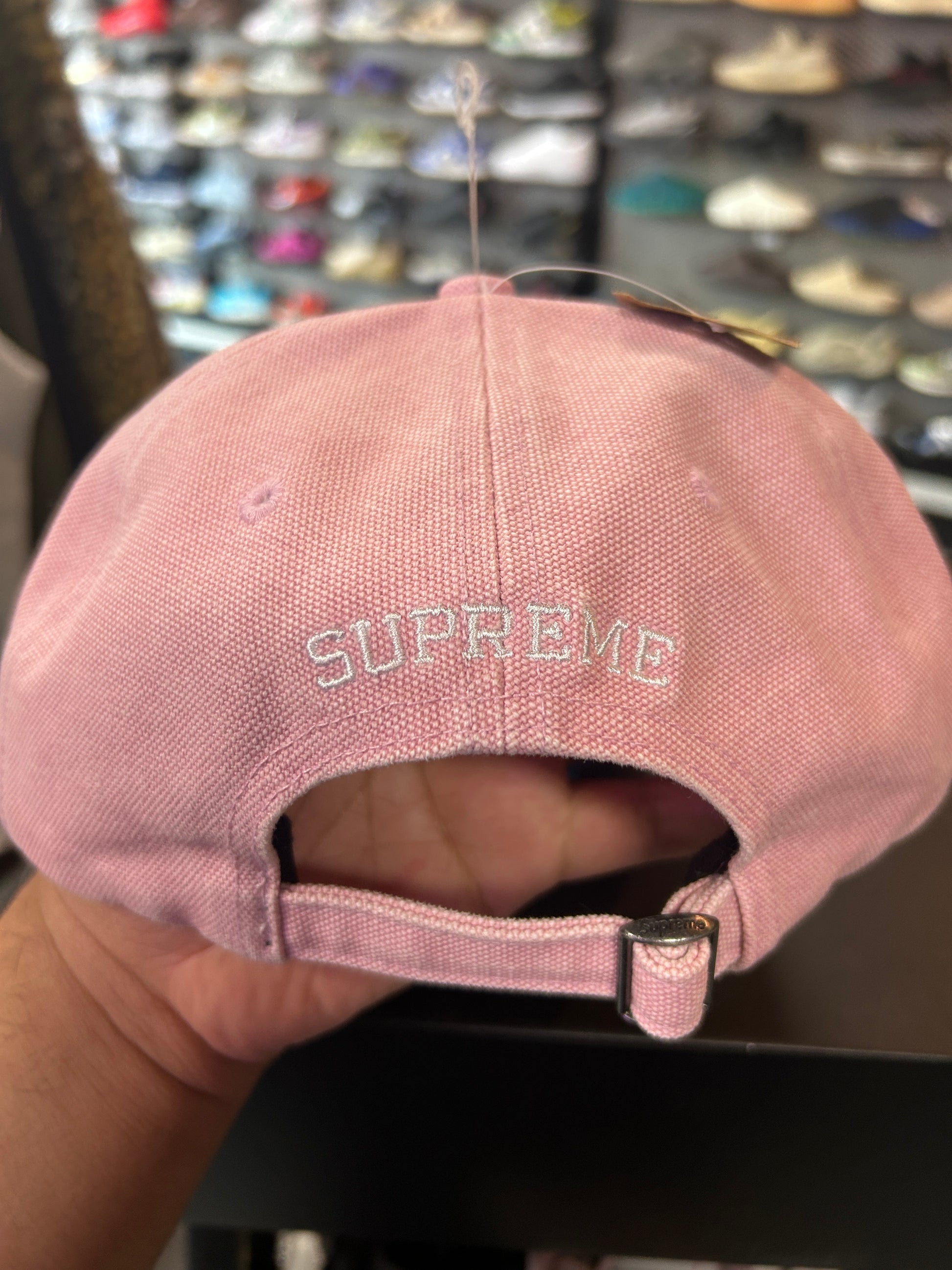 Pigment Supreme Logo Canvas 6 Panel Pink OTF (AS
