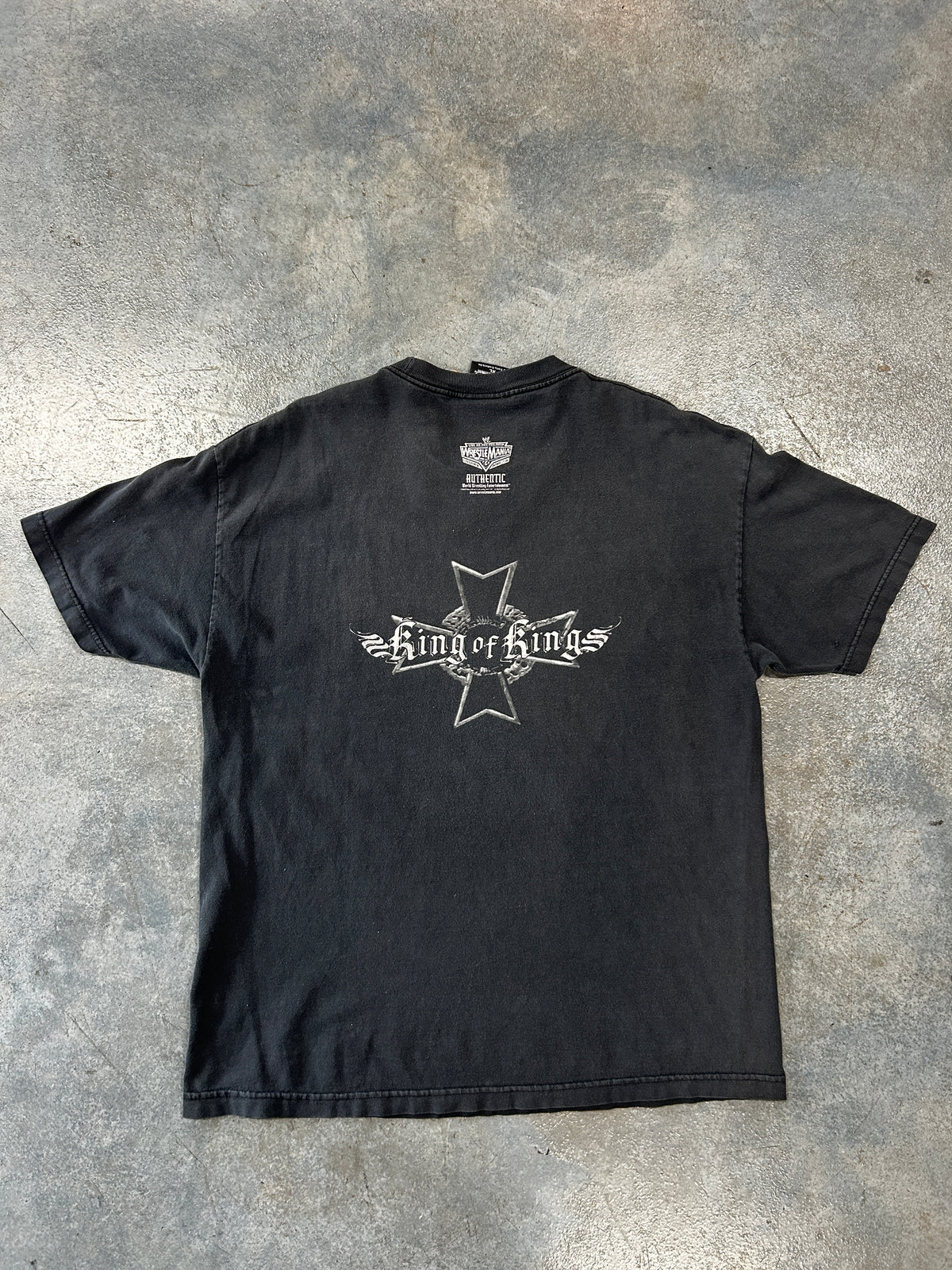 Vintage WWE "King Of Kings" Cross Black Tee