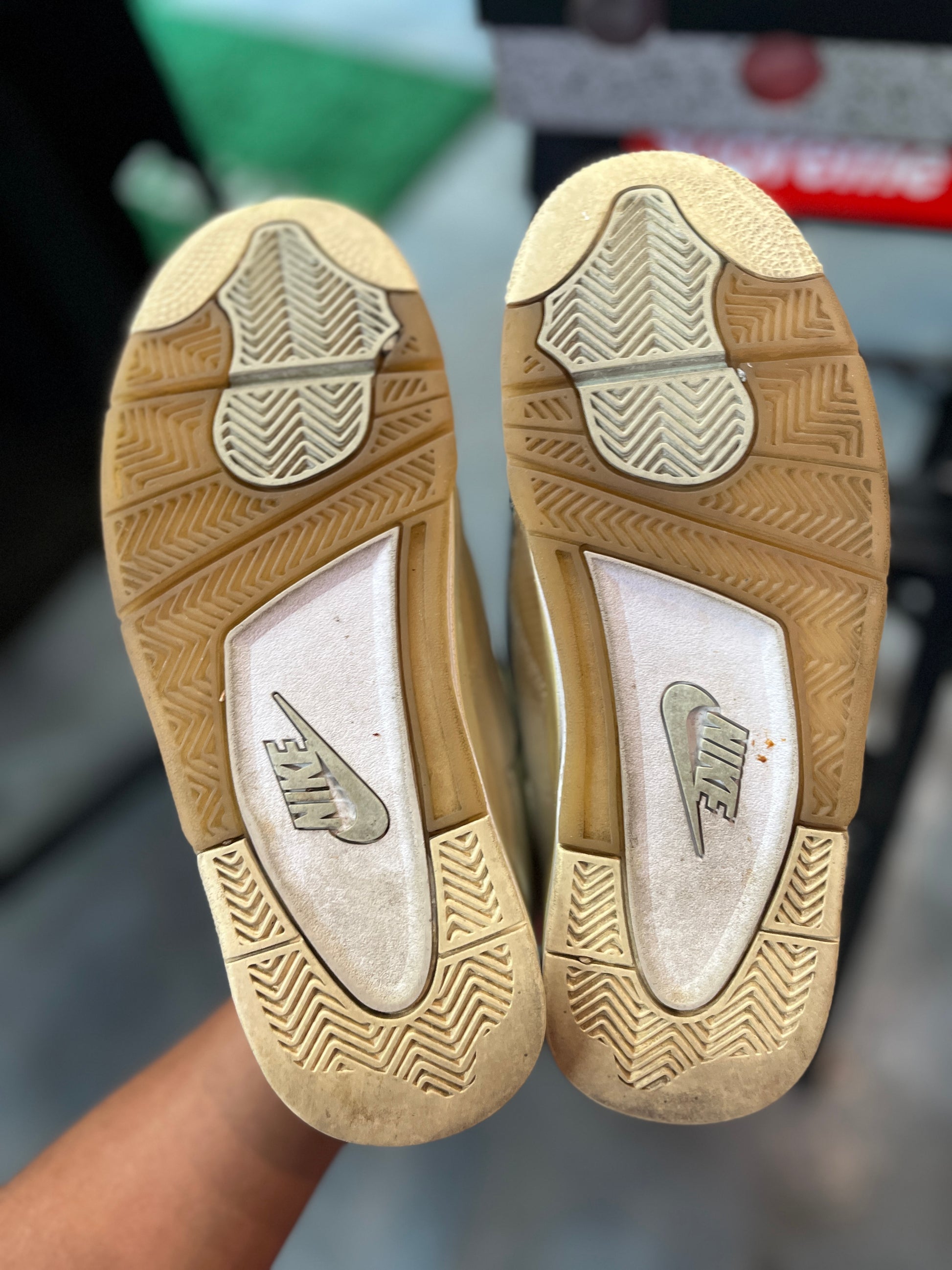 Jordan 4 Retro Off-White Sail (Women's) (YAC)