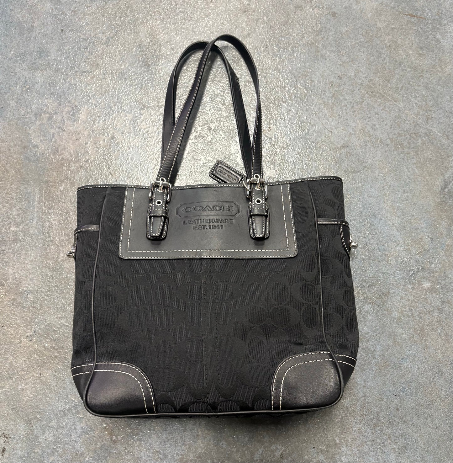 Black Coach Tote