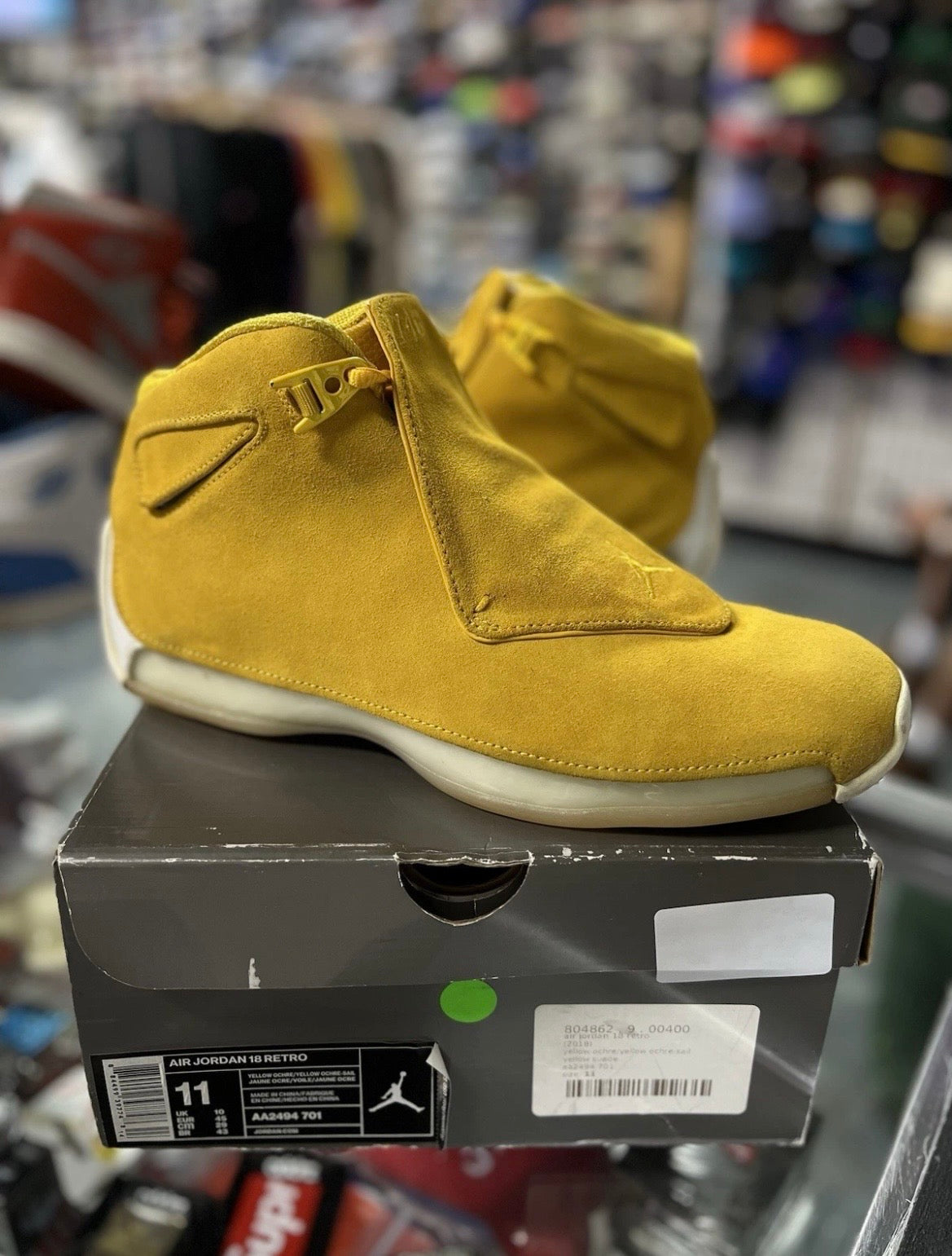 Jordan 18 Retro Yellow Ochre (RCC)