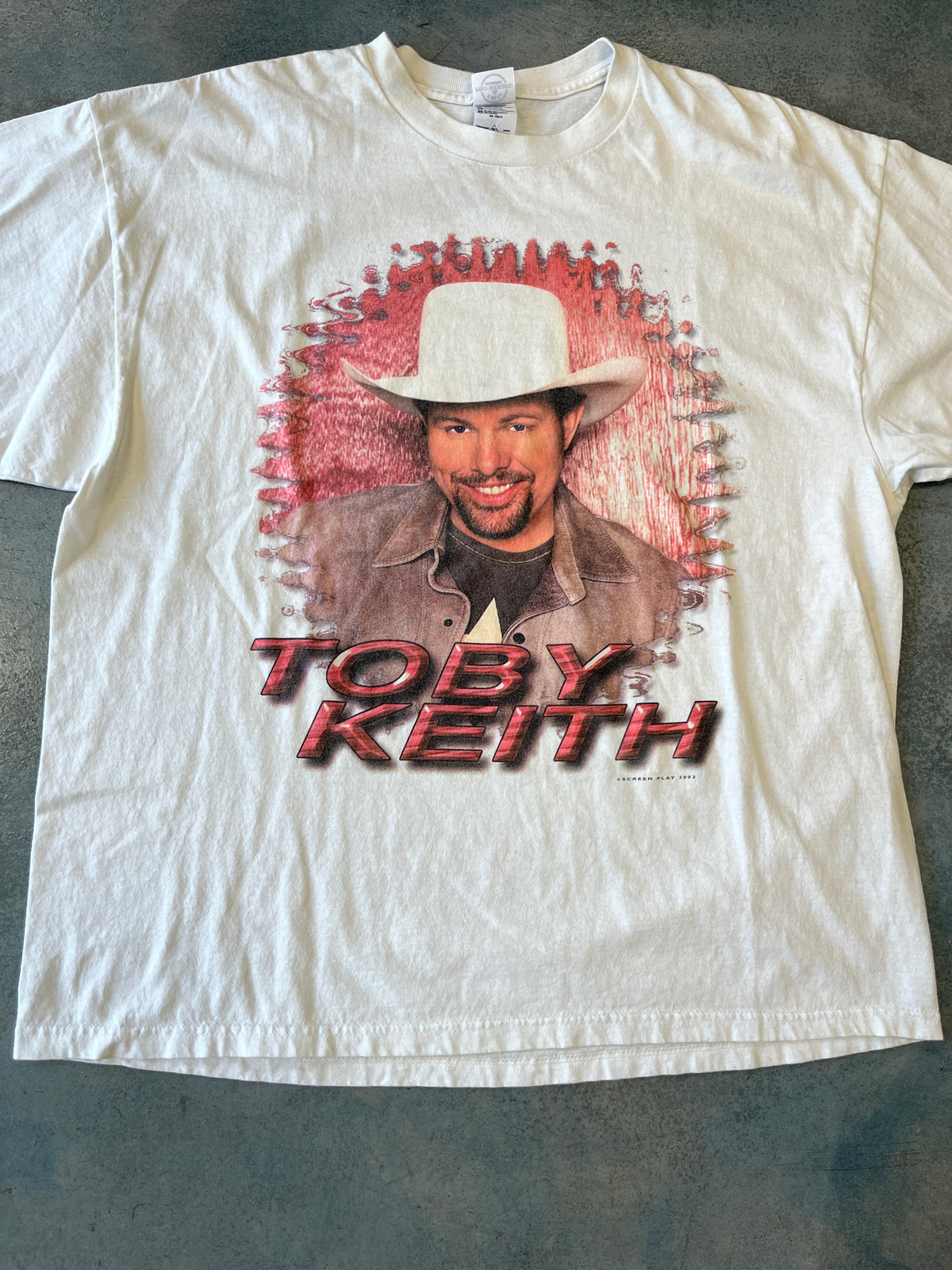 Toby Keith White tee OTF (RA)