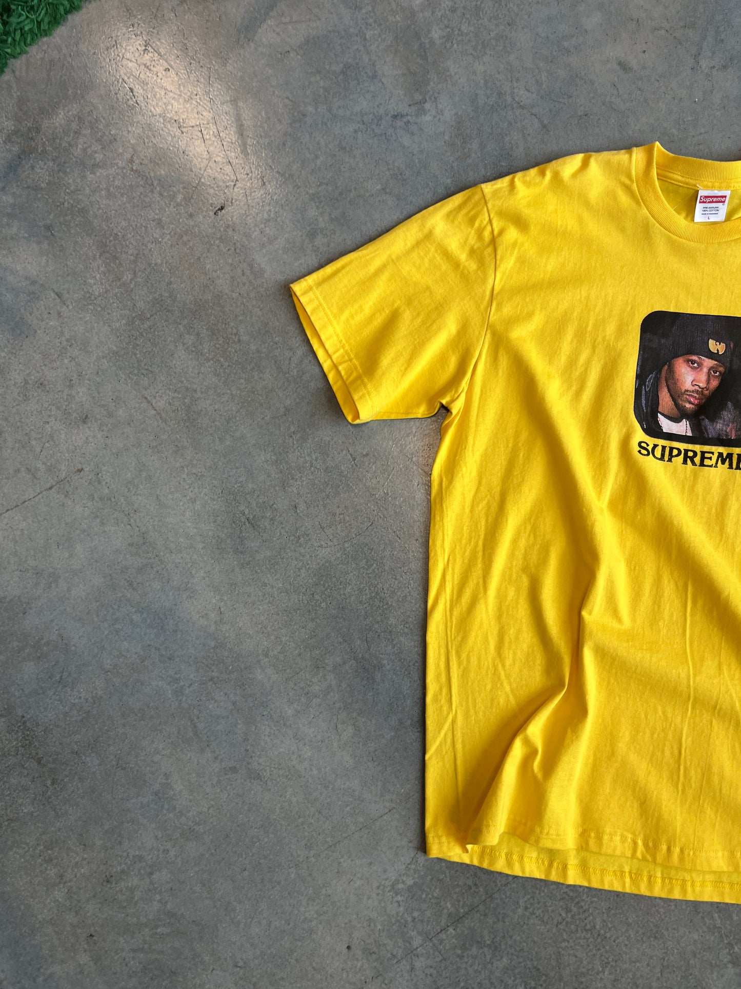 Supreme Wu-Tang Clan RZA Tee Yellow MB16 / L OTF (AS)