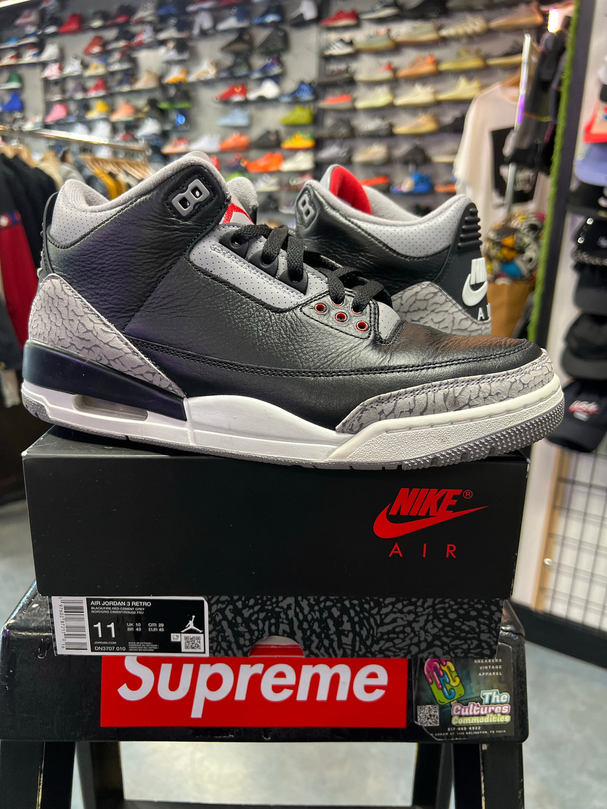 Jordan 3 Retro OG Black Cement (2024)