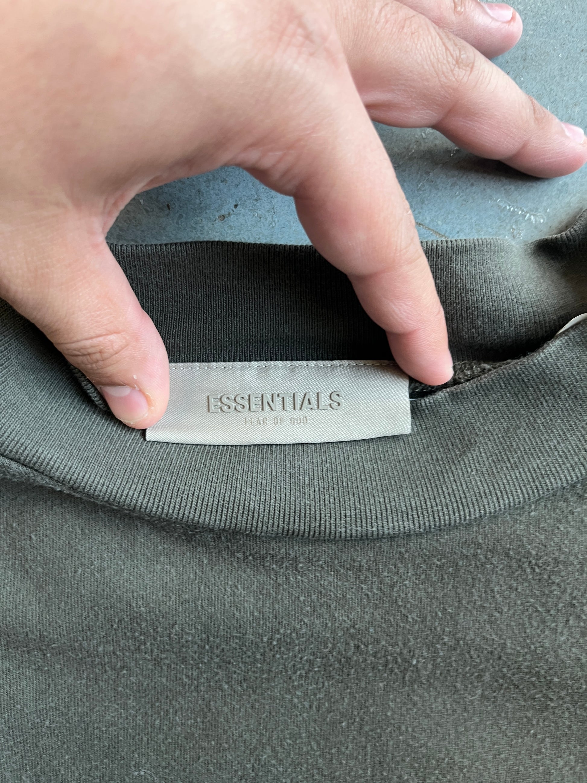 Essentials Dark Gray Tee B54