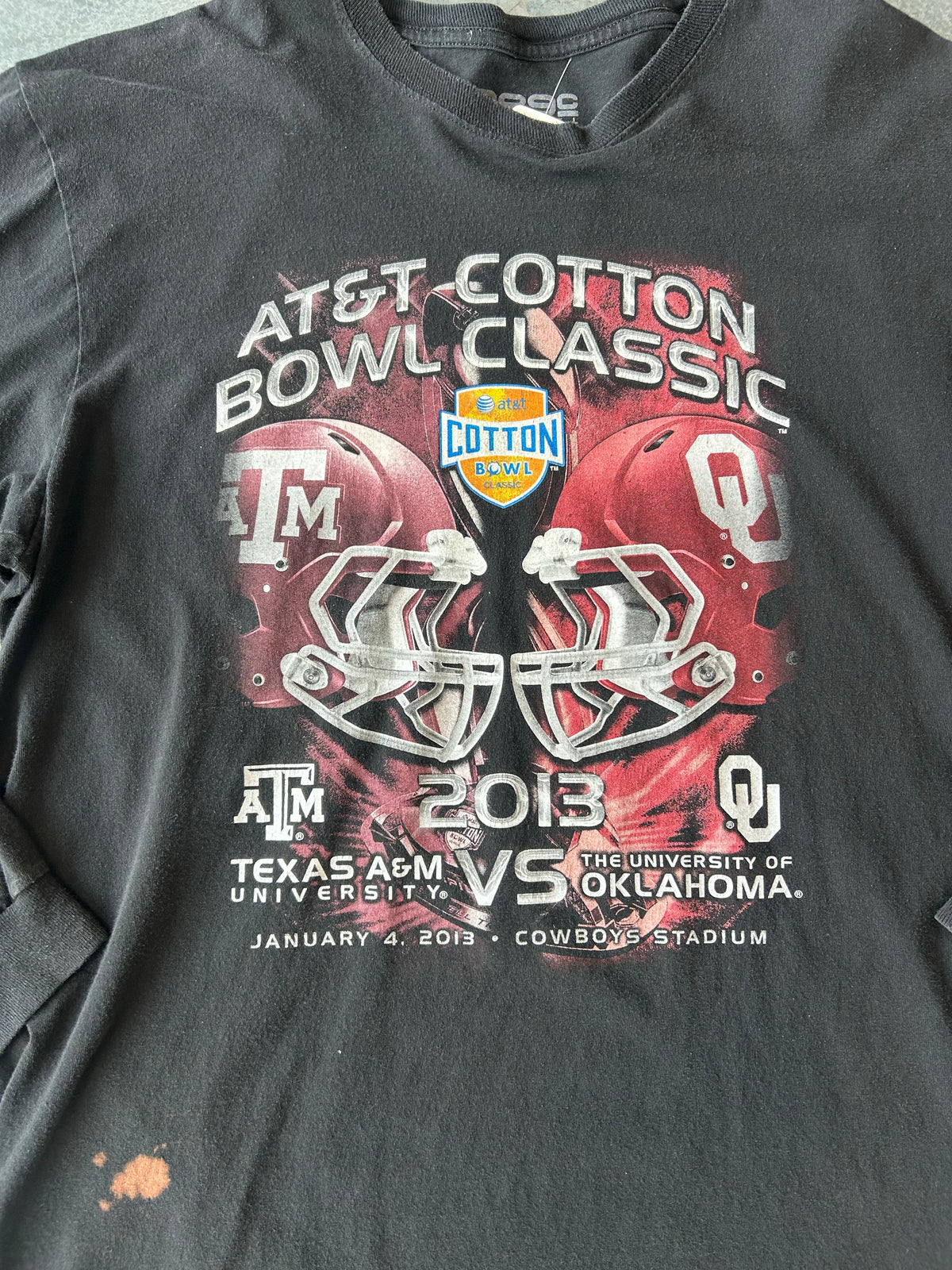 AT&T Cotton Bowl Classics Long Sleeve Tee Black
