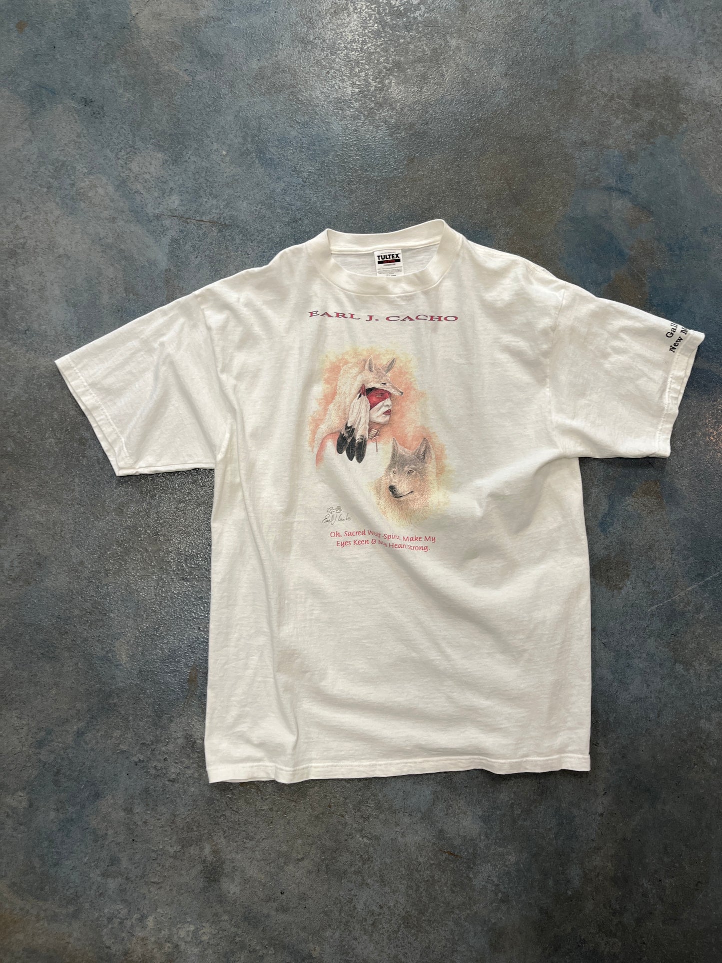 Vintage VTG Earl J. Chaco Tulex White T-Shirt OTF