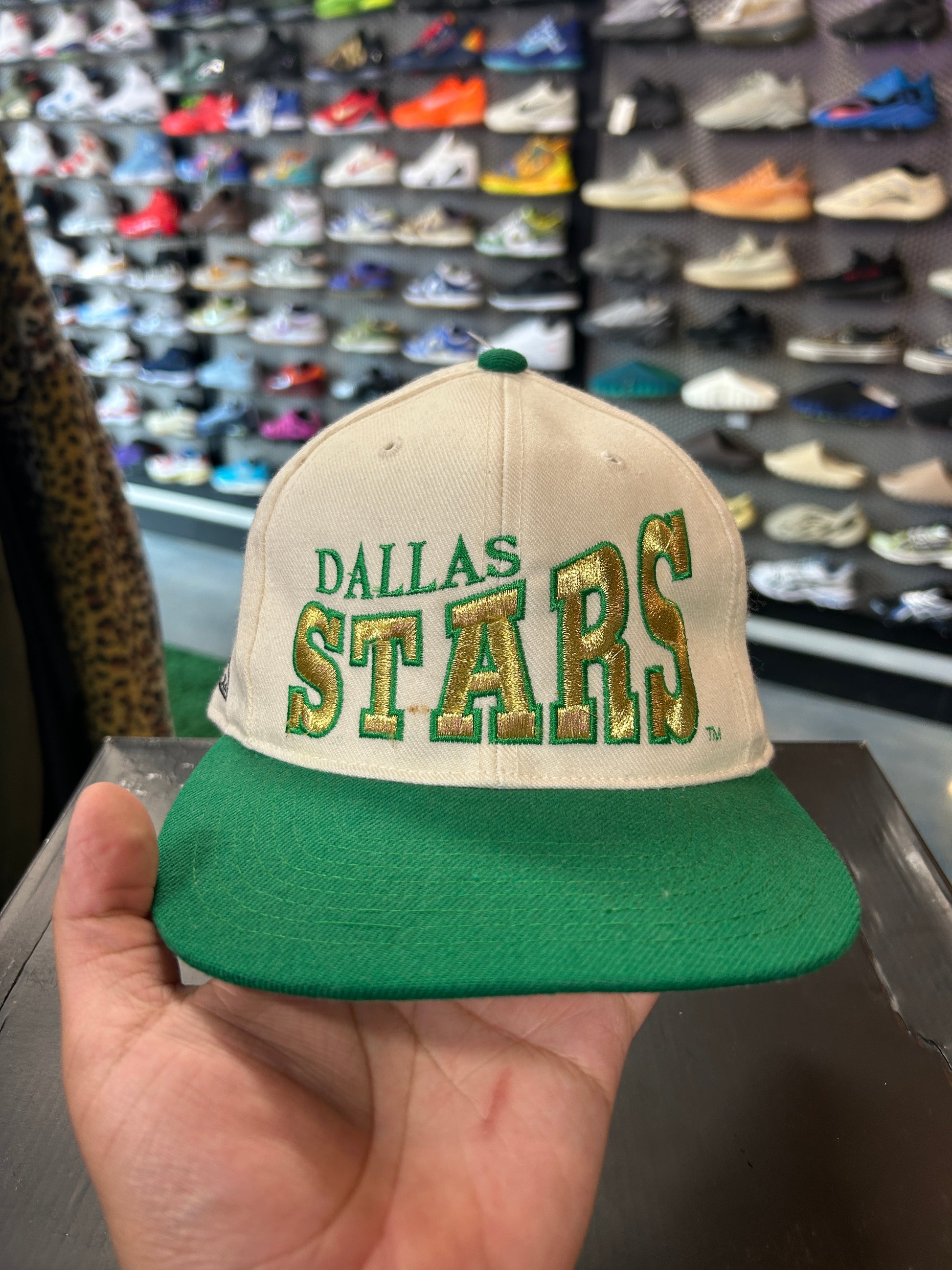 Vintage NHL Dallas Stars Snapback Hat 80s 90s Apex RARE! OTF (RC)