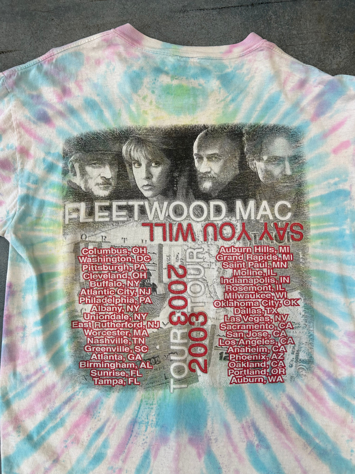 2003 tour Fleetwood Mac "Say You Will" CC/SV OTF