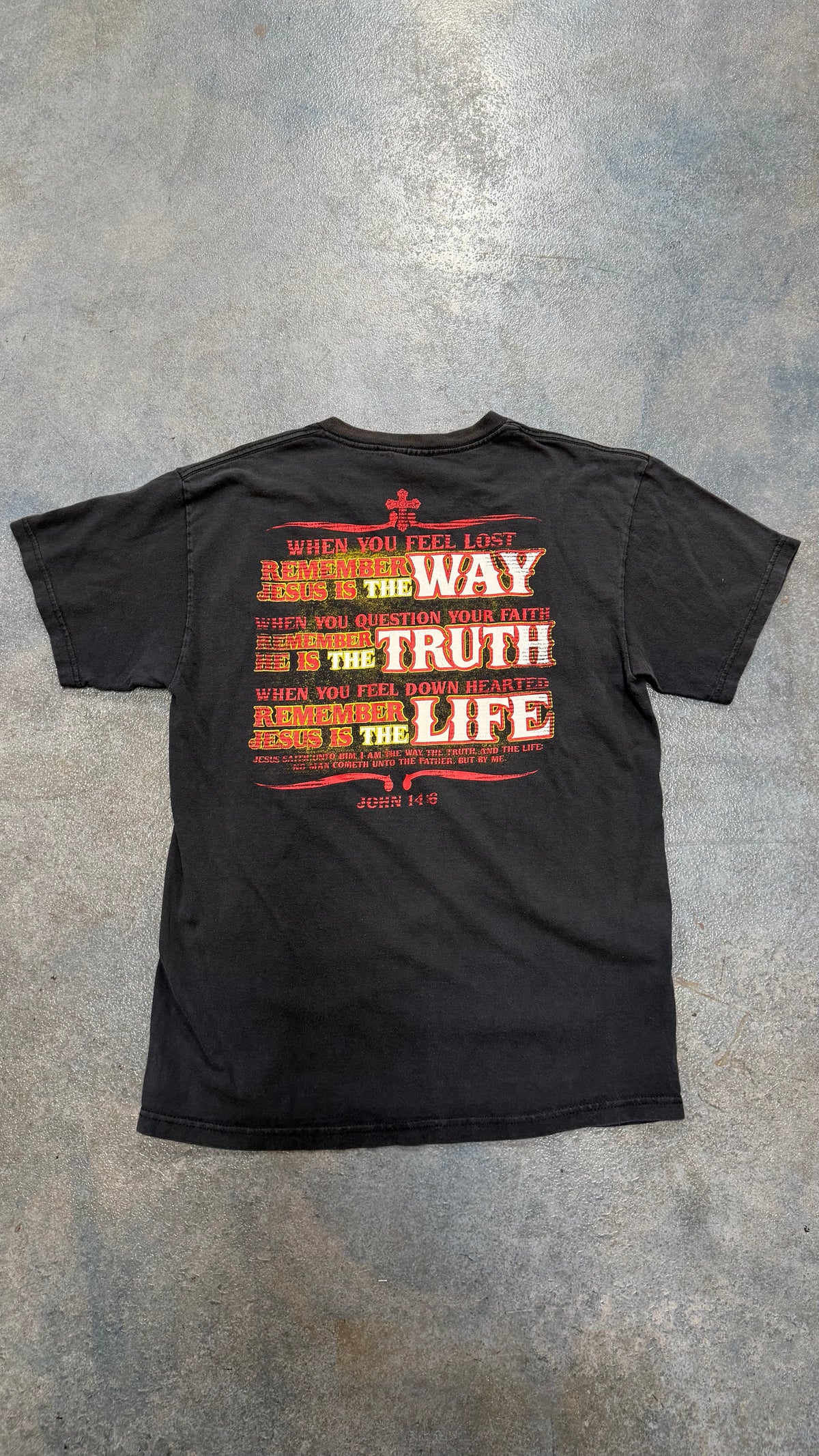 The Way The Truth and The Life John 14:6 Black Tee OTF