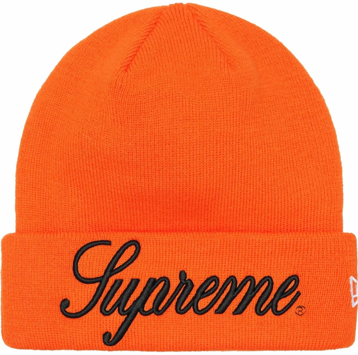 Supreme New Era Script Beanie "Orange"