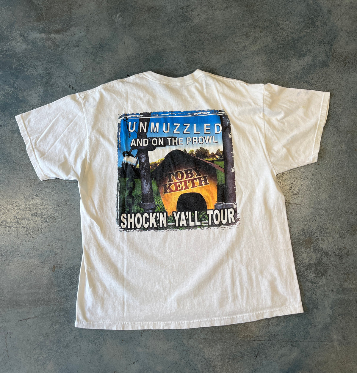 Toby Keith White tee OTF (RA)
