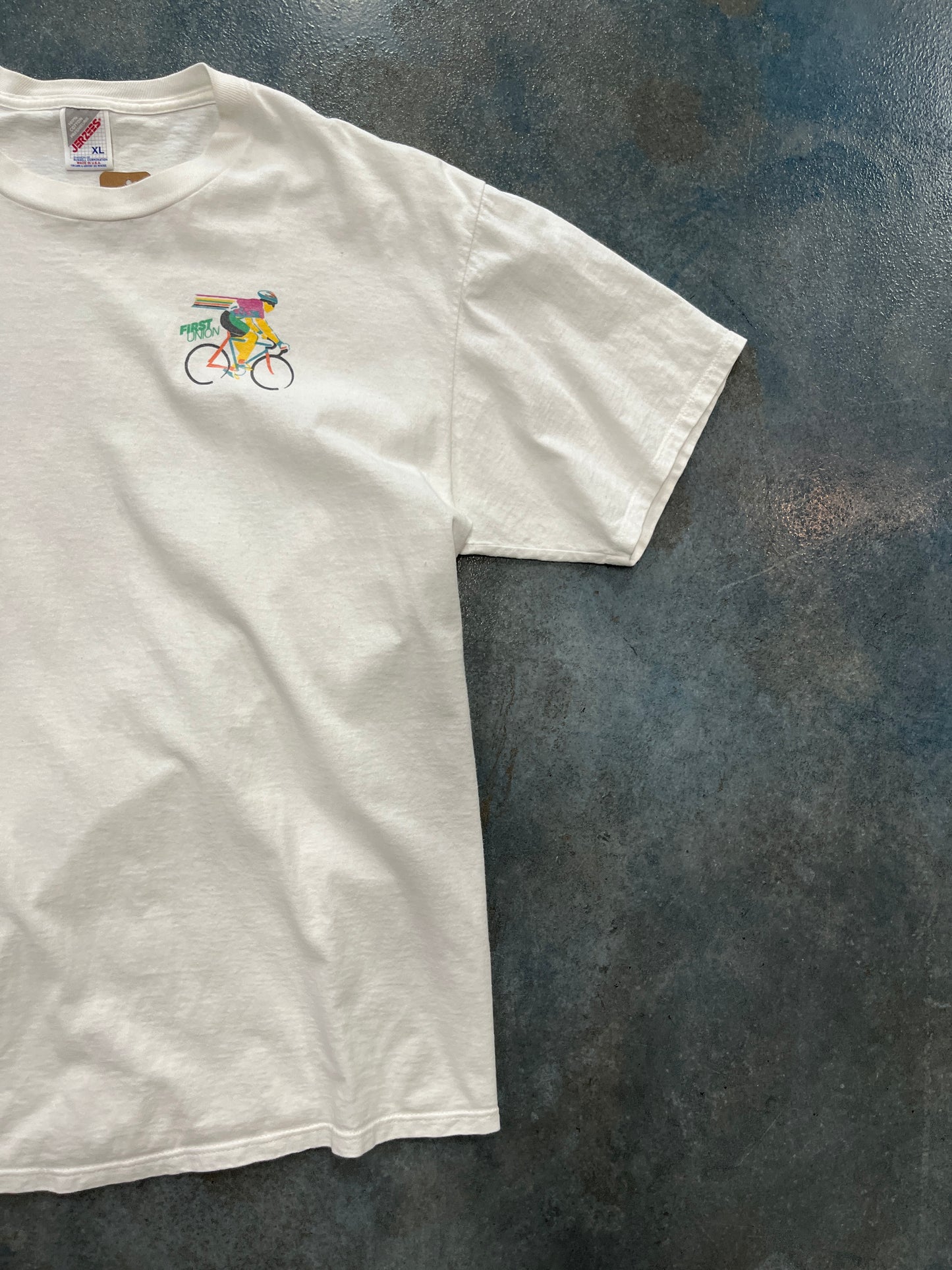 Vintage Tour DuPont 95 Americas Premier Cycling Event White T-Shirt OTF