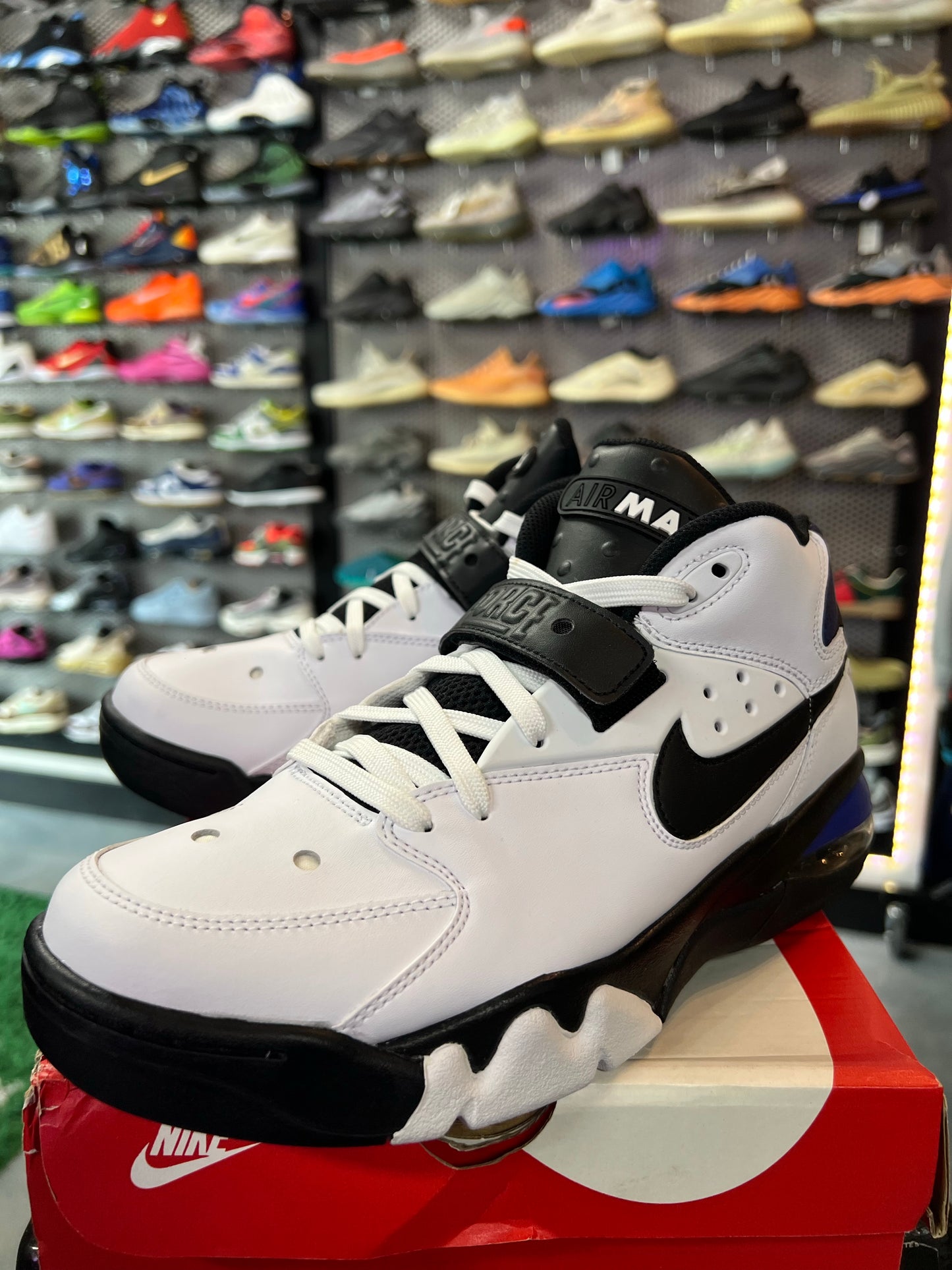 Nike Air Force Max White Black-Cobalt