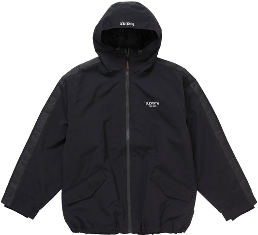 Supreme GORE-TEX Stripe Hooded Jacket Black