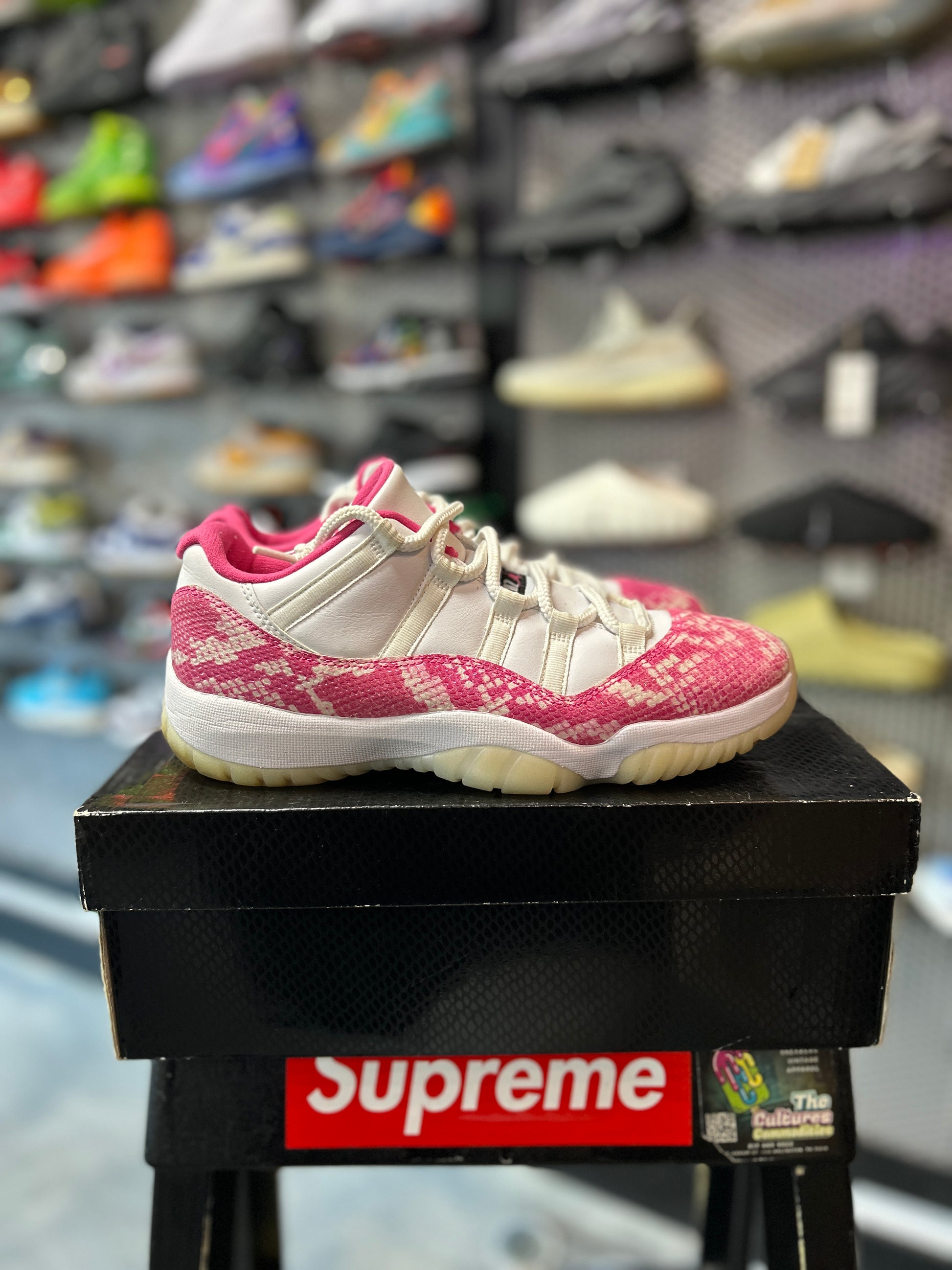 Jordan 11 Retro Low Pink Snakeskin (2019) (Women's)