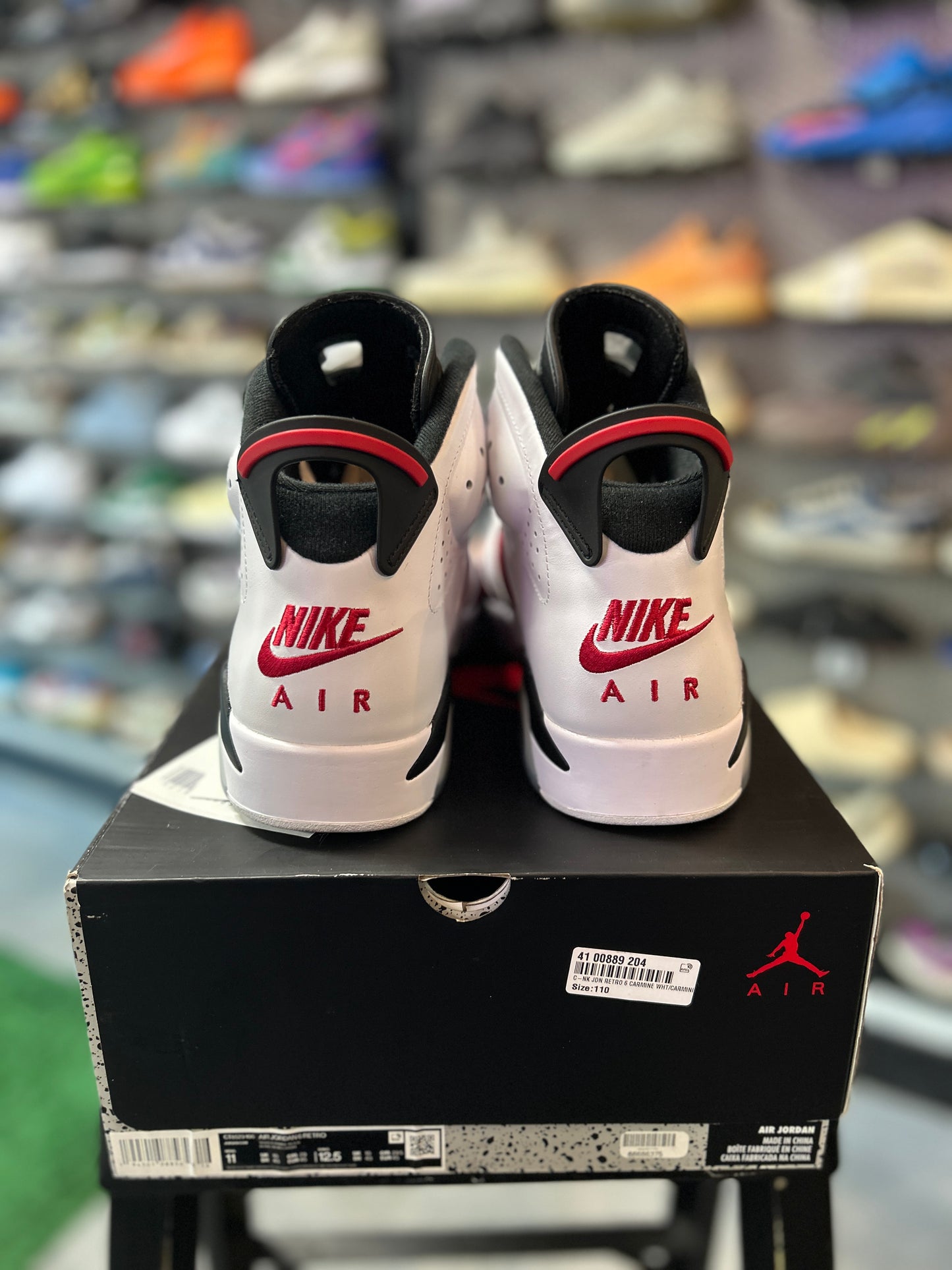 Jordan 6 Retro Carmine (2021) Tried On (