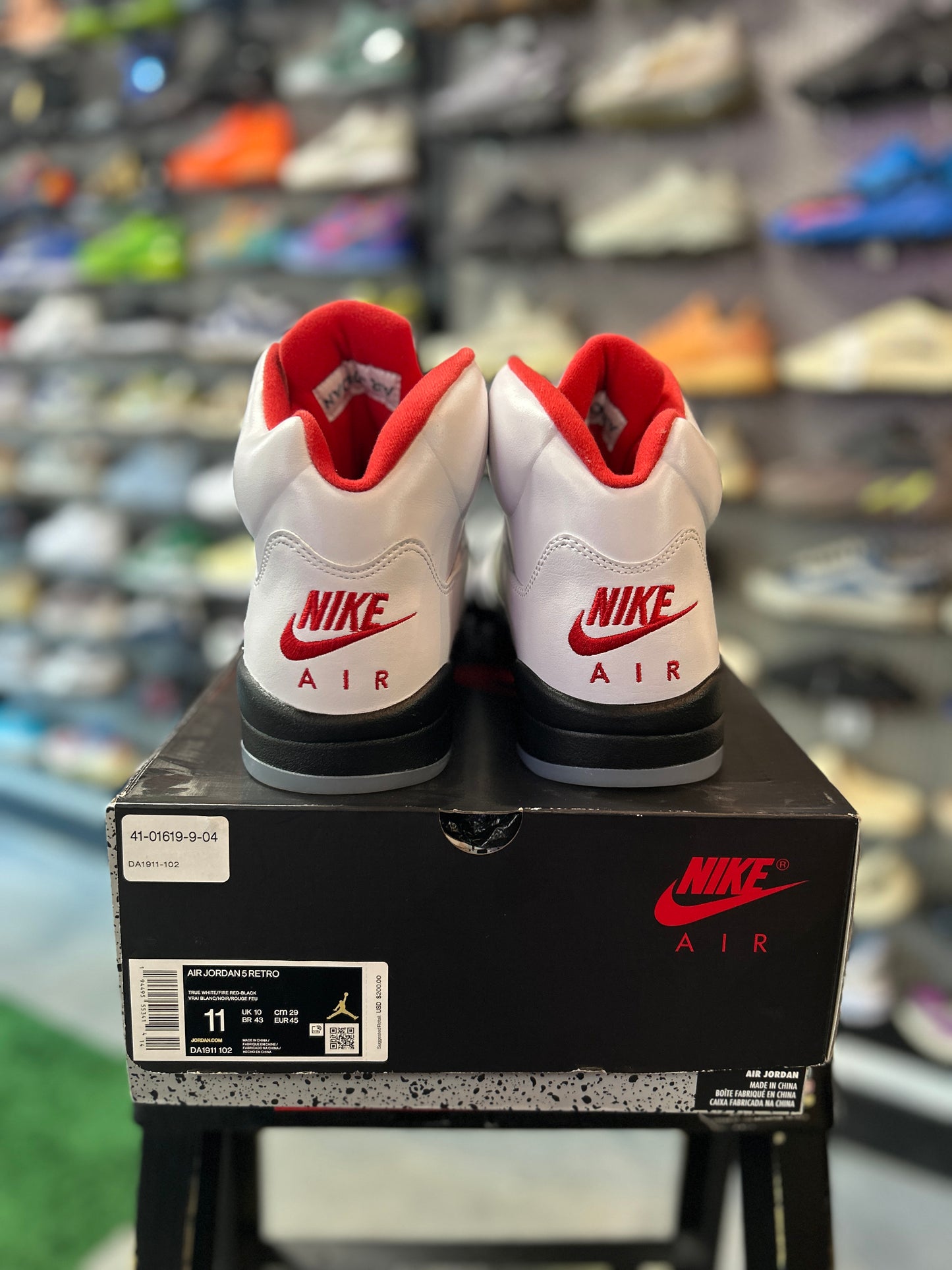 Jordan 5 Retro Fire Red Silver Tongue (2020) (IC)