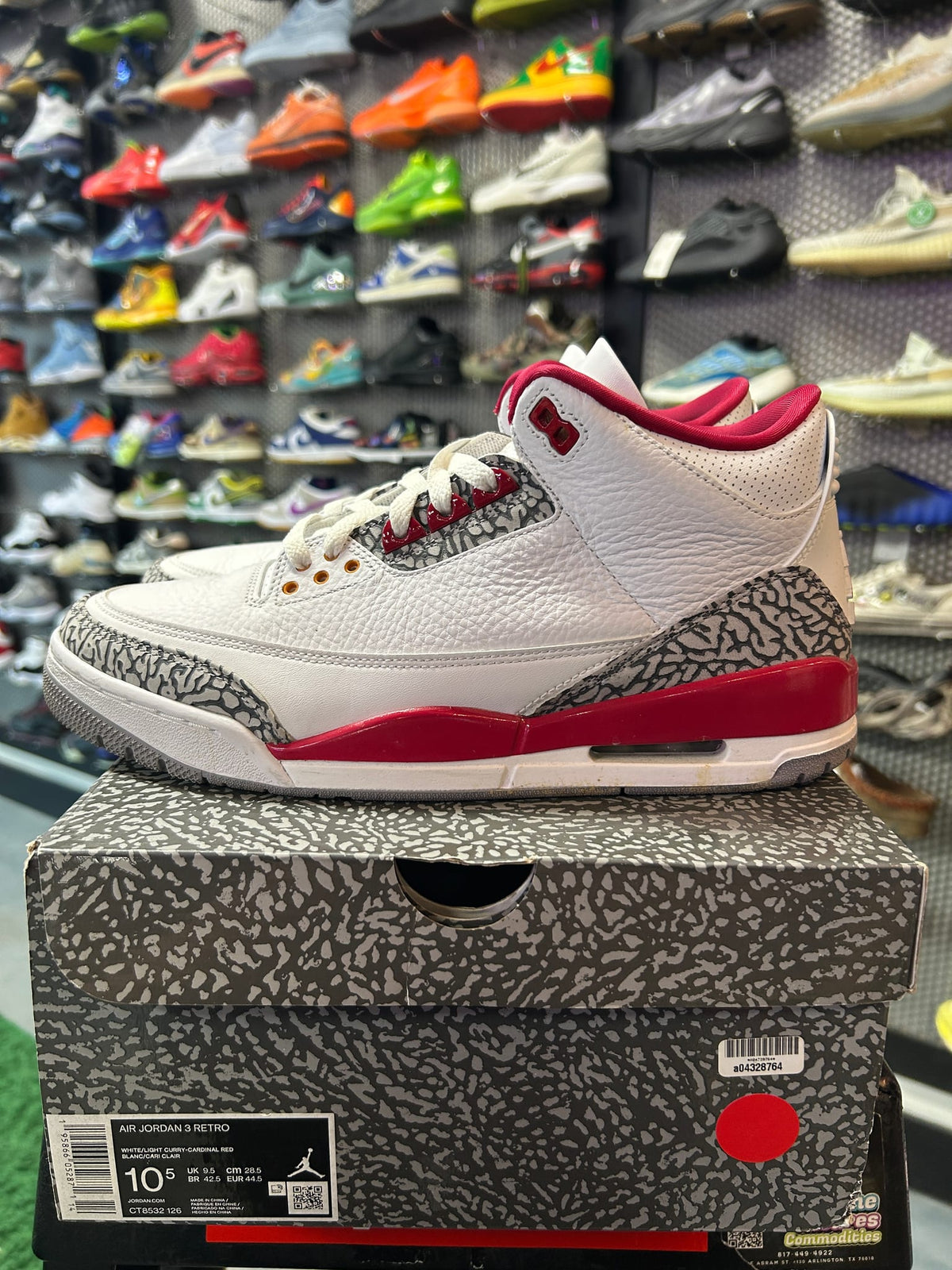 Jordan 3 Retro Cardinal Red