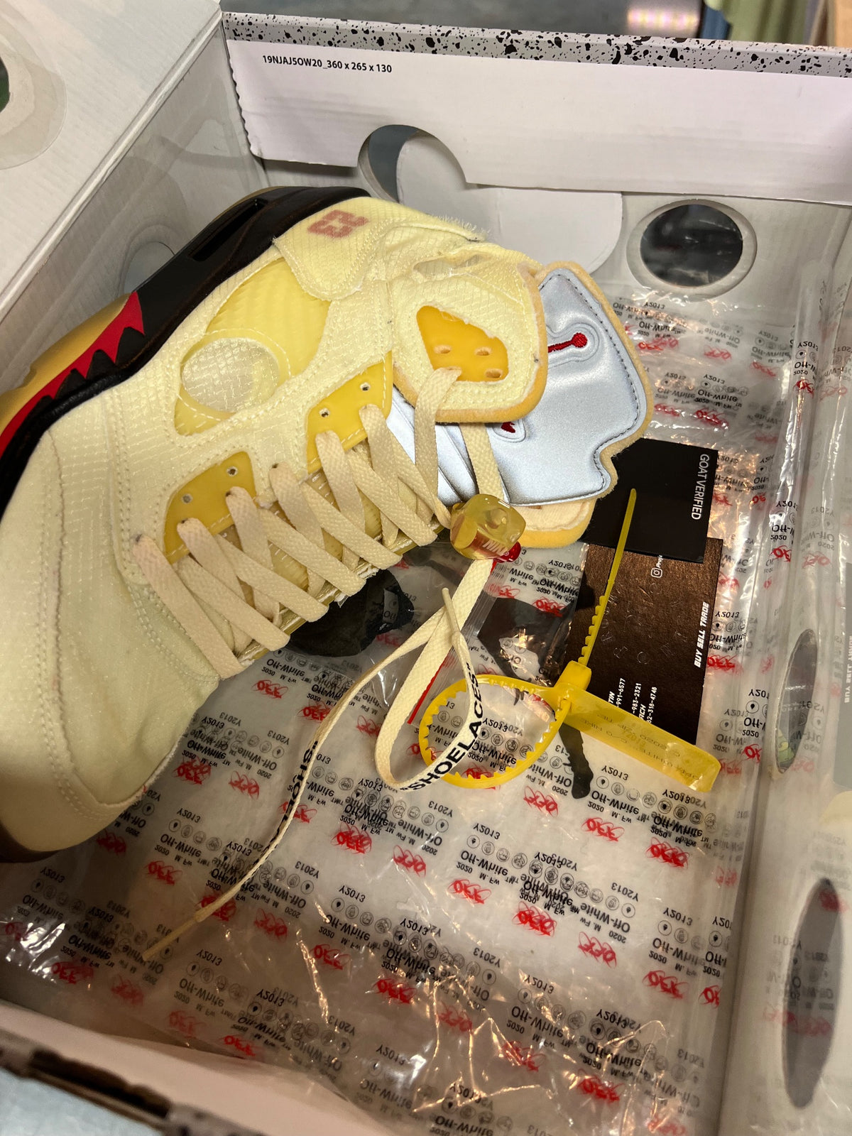 Jordan 5 Retro Off-White Sail