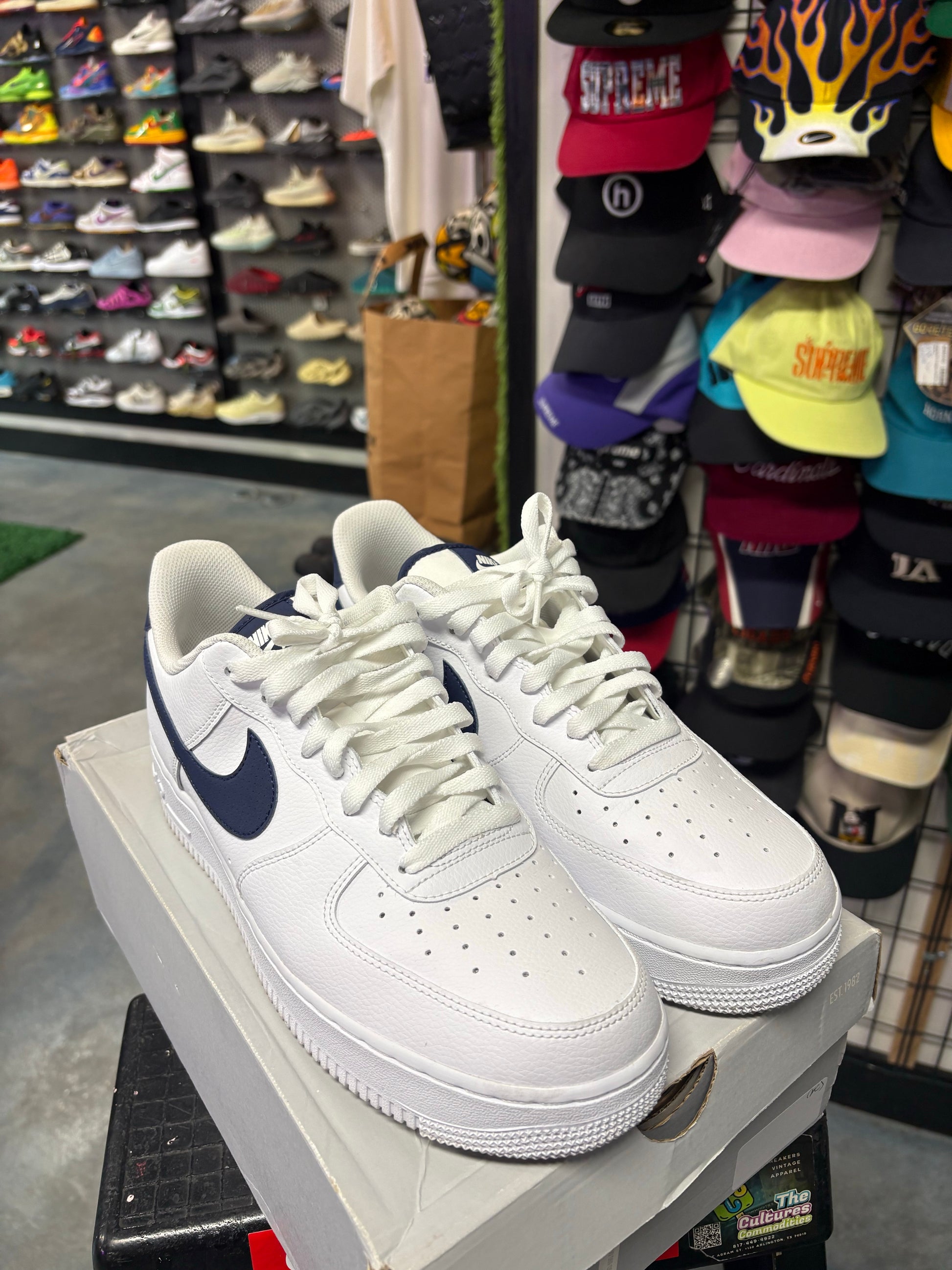 Nike Air Force 1 Low White Midnight Navy (2020)