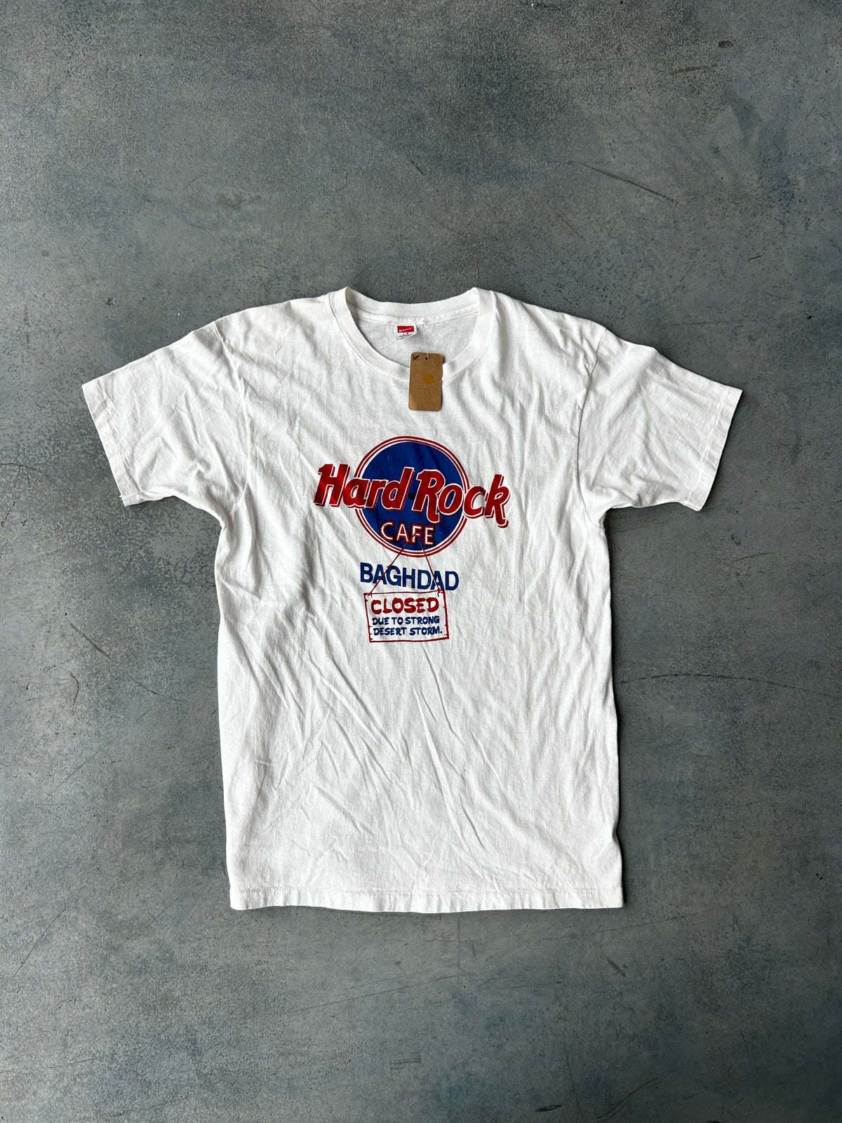 Vintage Hard Rock Cafe "Bagdad" White Tee