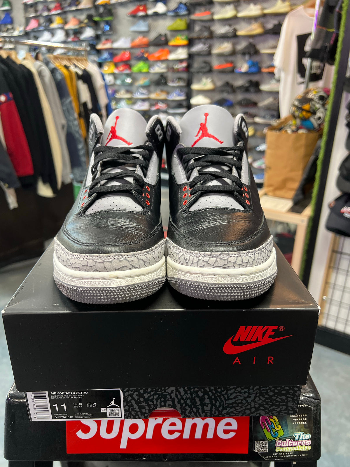 Jordan 3 Retro OG Black Cement (2024)