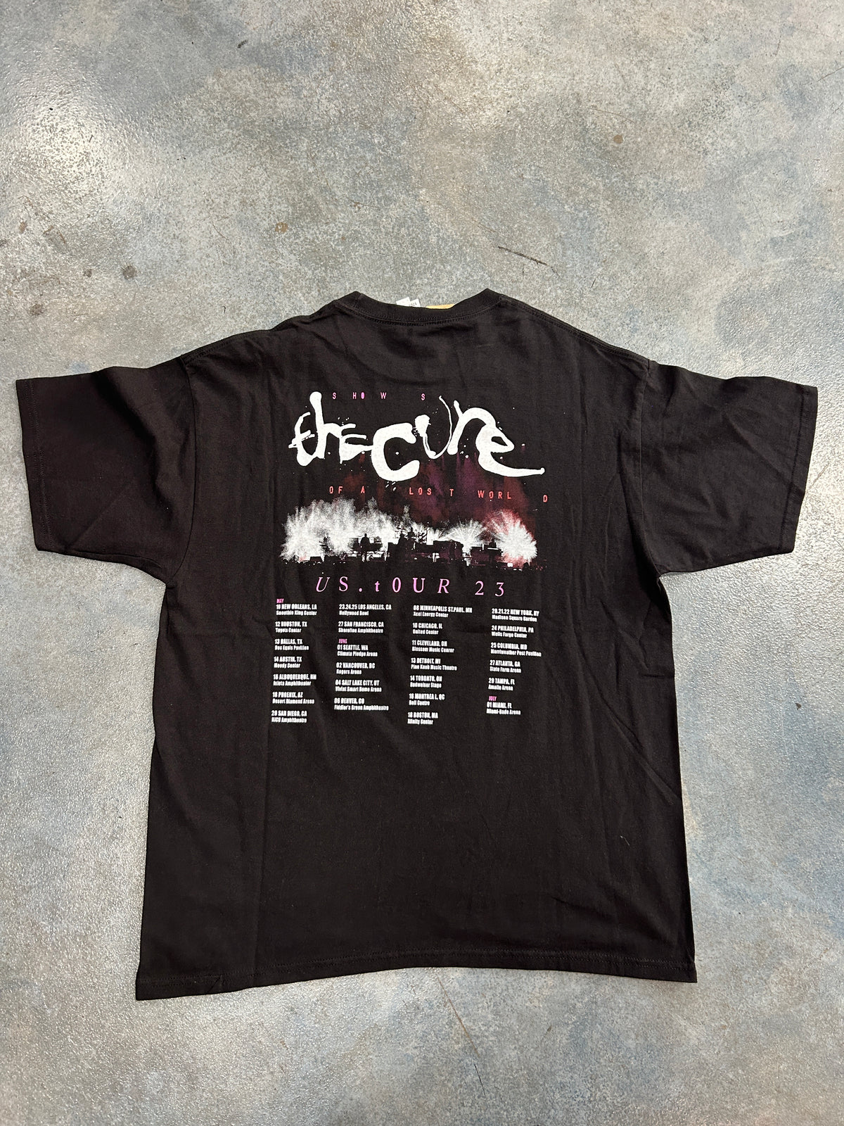 Vintage The Cure Black Tee BOOT