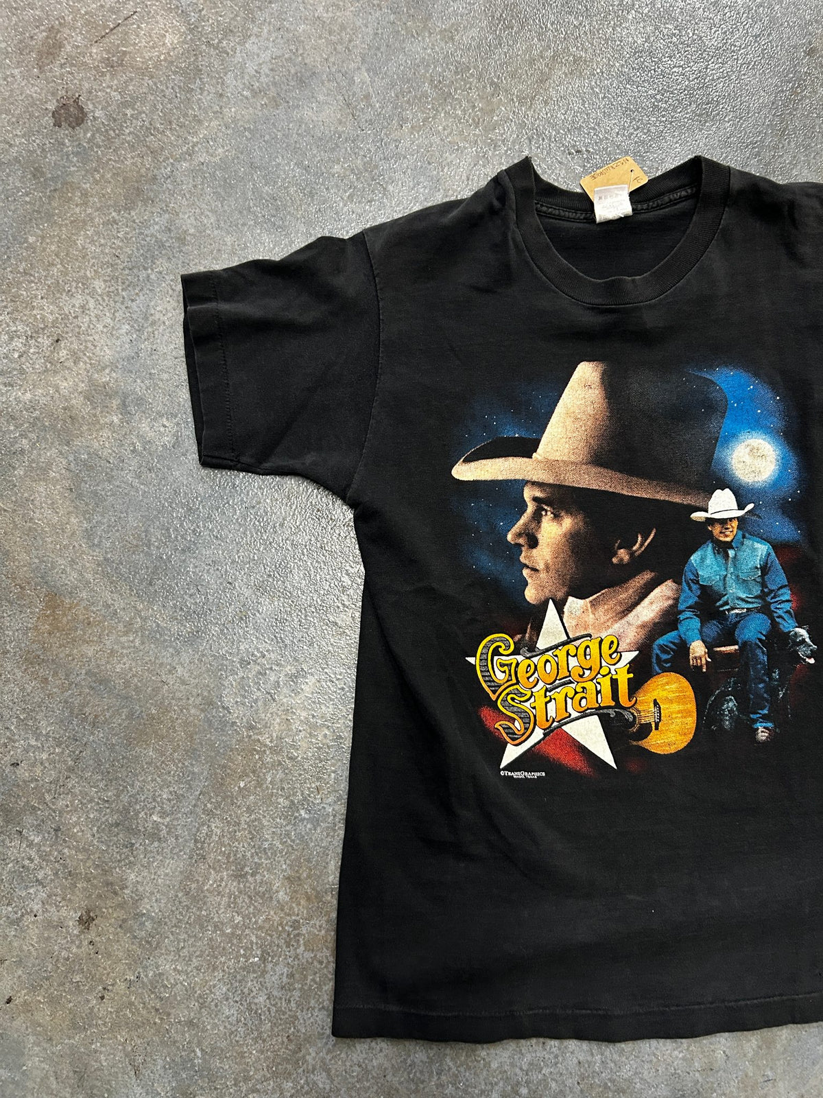 Vintage 1994 George Starits "Lead On Tour" Black Tee
