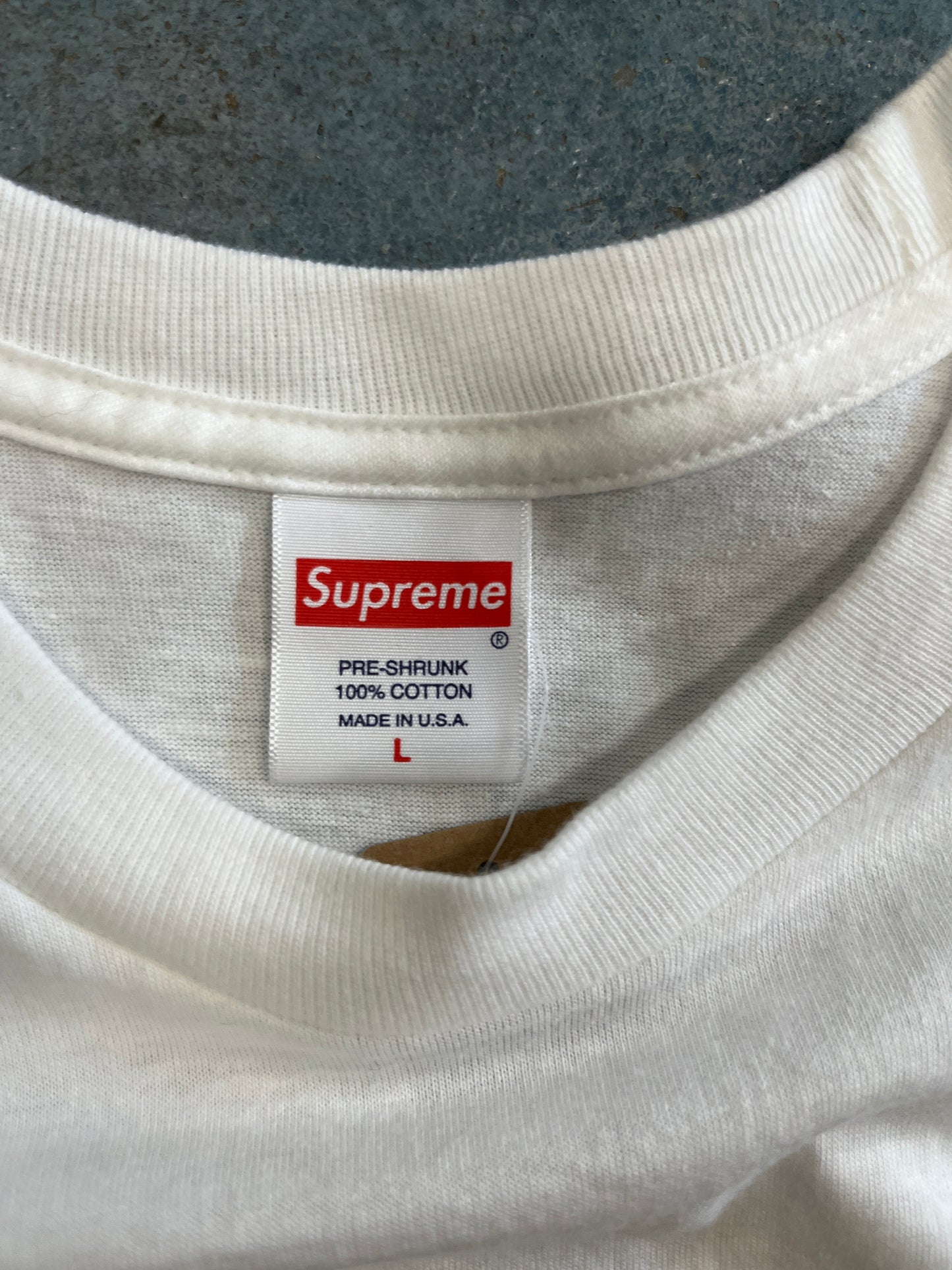 Supreme Bling Tee White OTF
