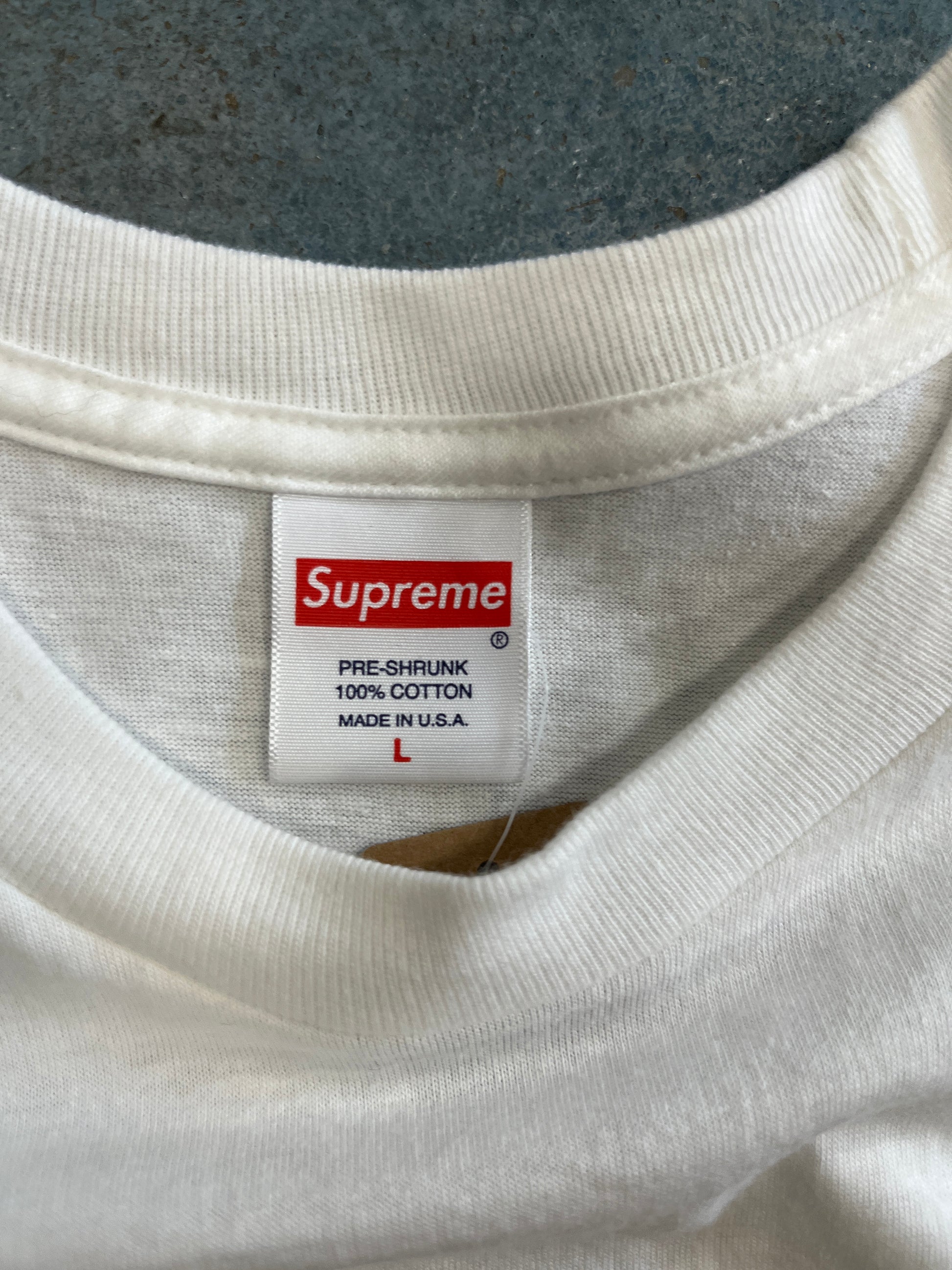 Supreme Bling Tee White OTF