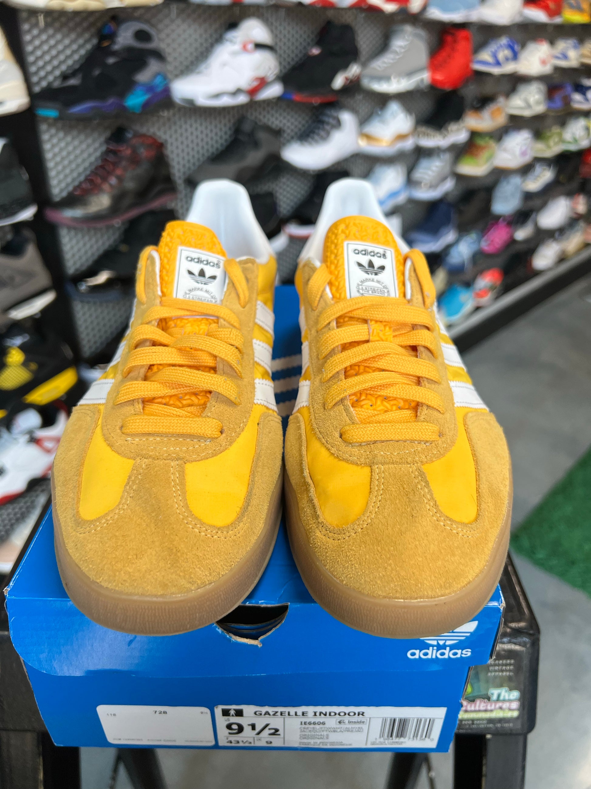 adidas Gazelle Indoor Crew Yellow Gum