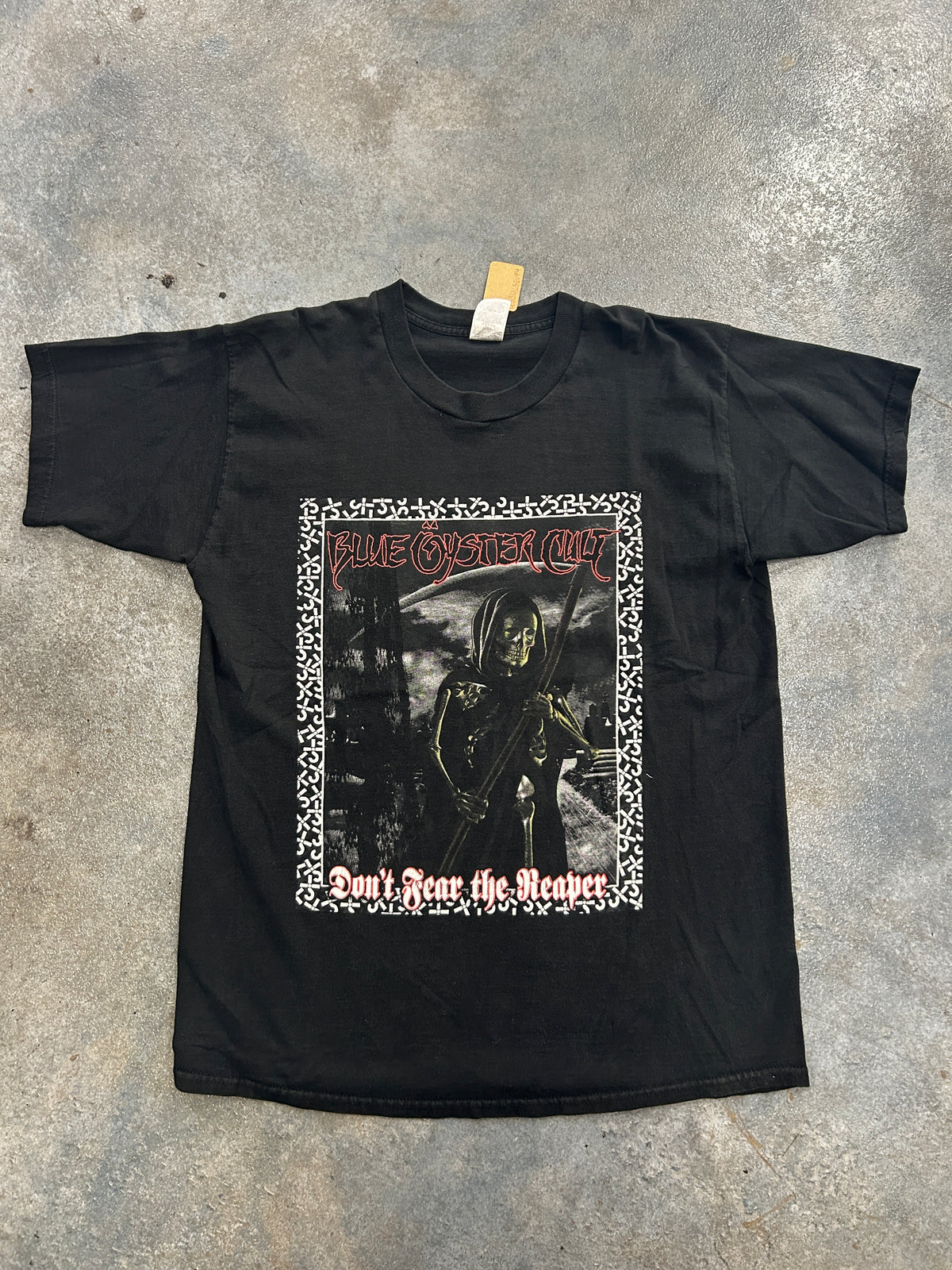 Vintage 1999 Blue Oyster Cult "Dont Fear The Reaper" TOur Concert Merch Tee B62
