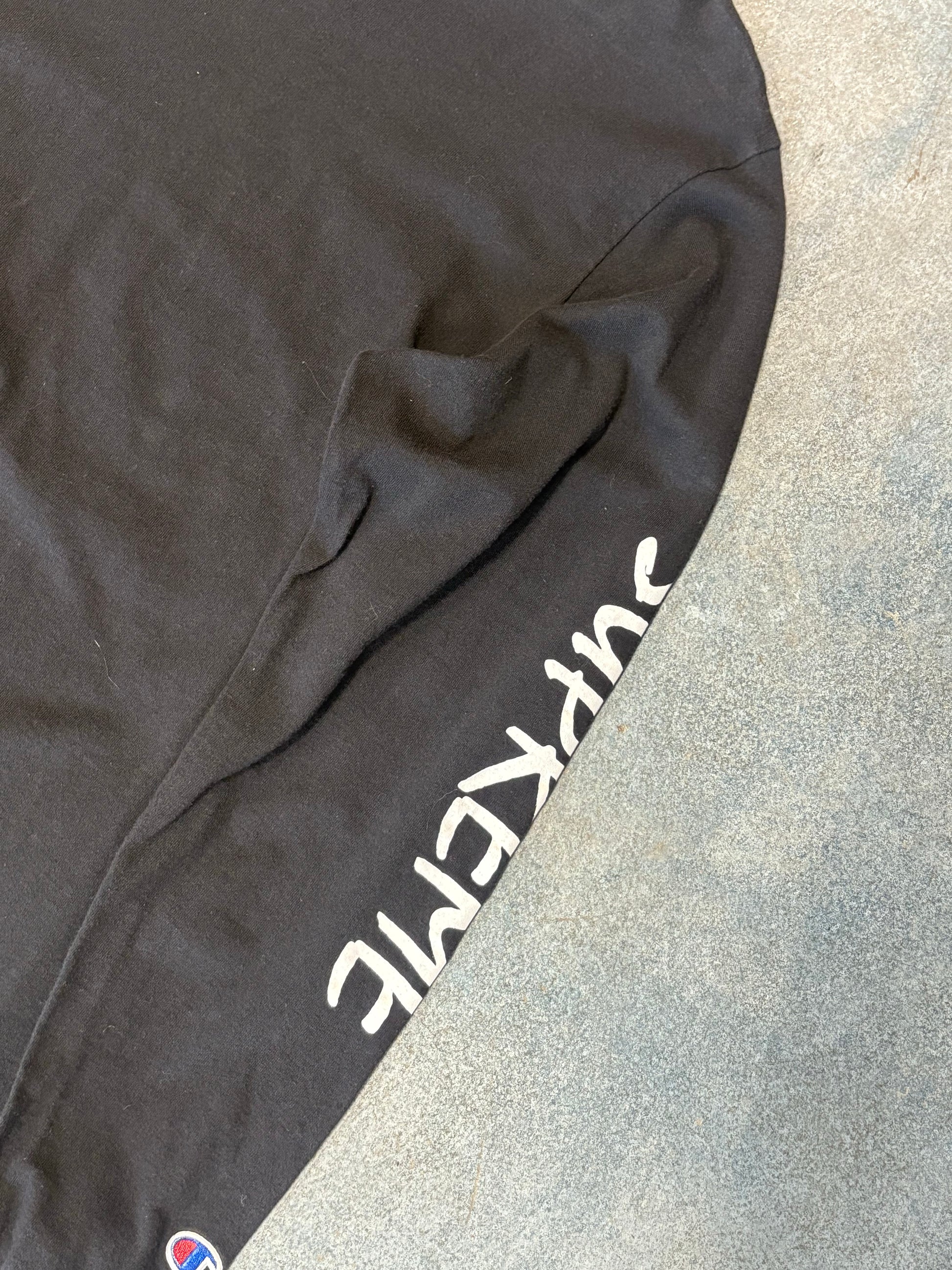 Supreme x Champion Black Long Sleeve B43