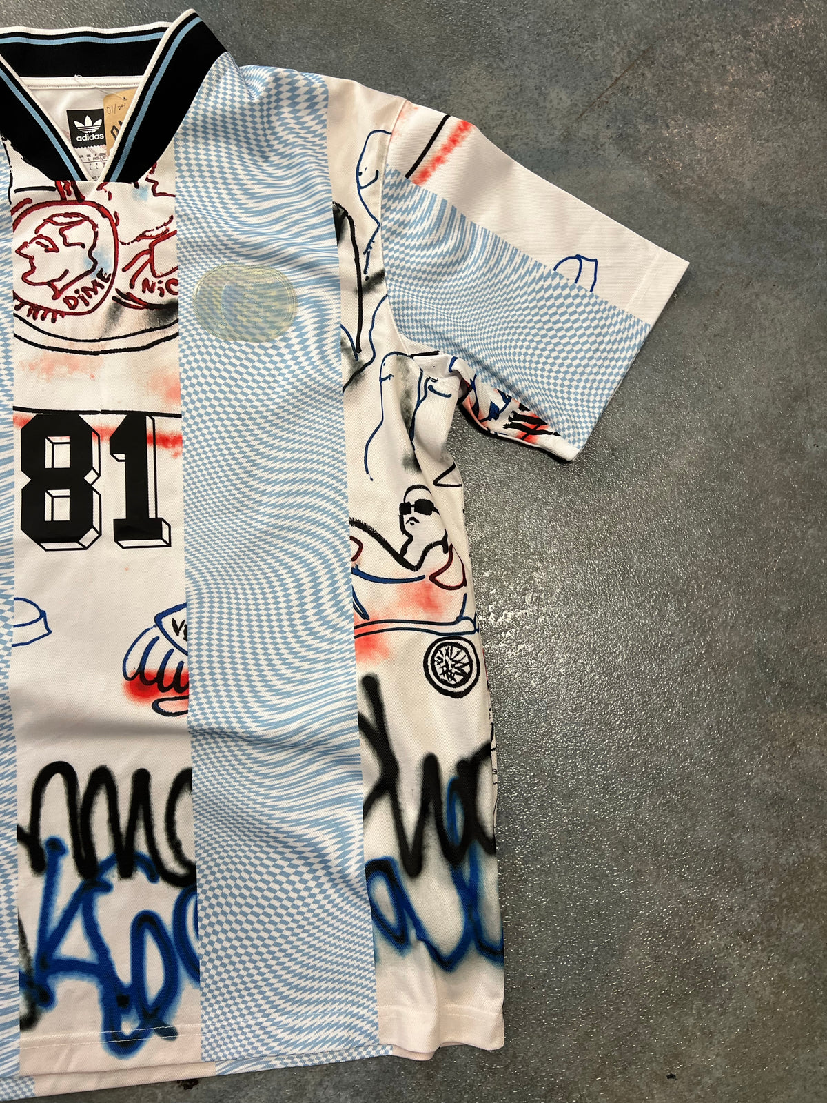 Adidas Mark Gonzales Skateboarding Soccer Jersey Shirt Size Large