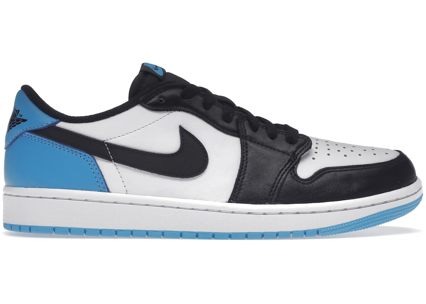 Jordan 1 Retro Low OG Black Dark Powder Blue (AC)