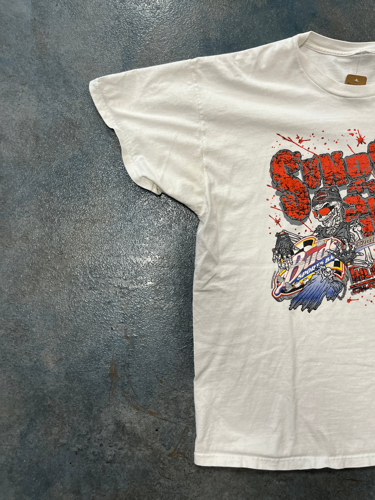 Vintage Harley-Davidson “Sundown Creek” Chattanooga, Tennessee White T-Shirt (RC) OTF