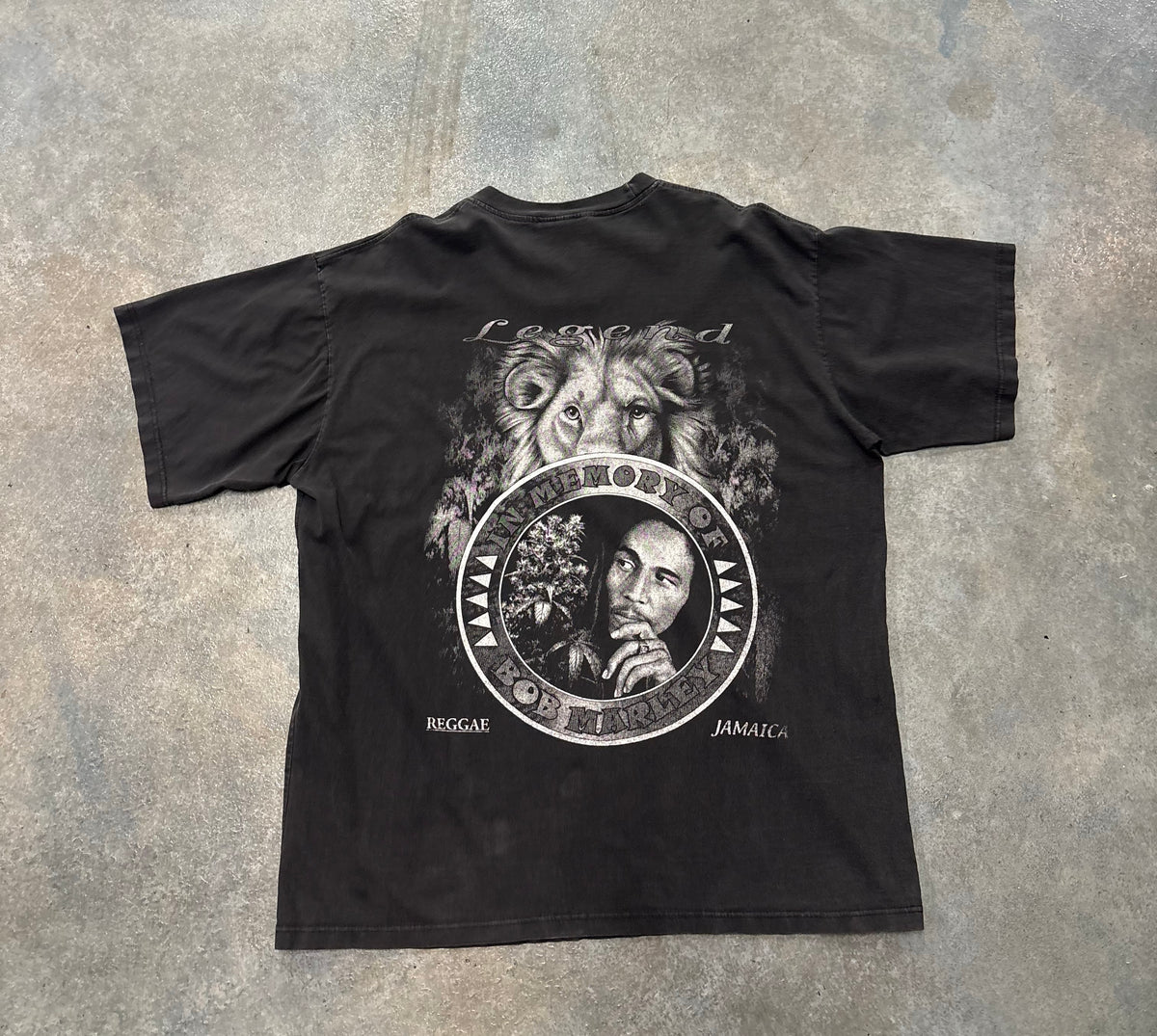 Vintage Bob Marley Legend "In Memory of" OTF