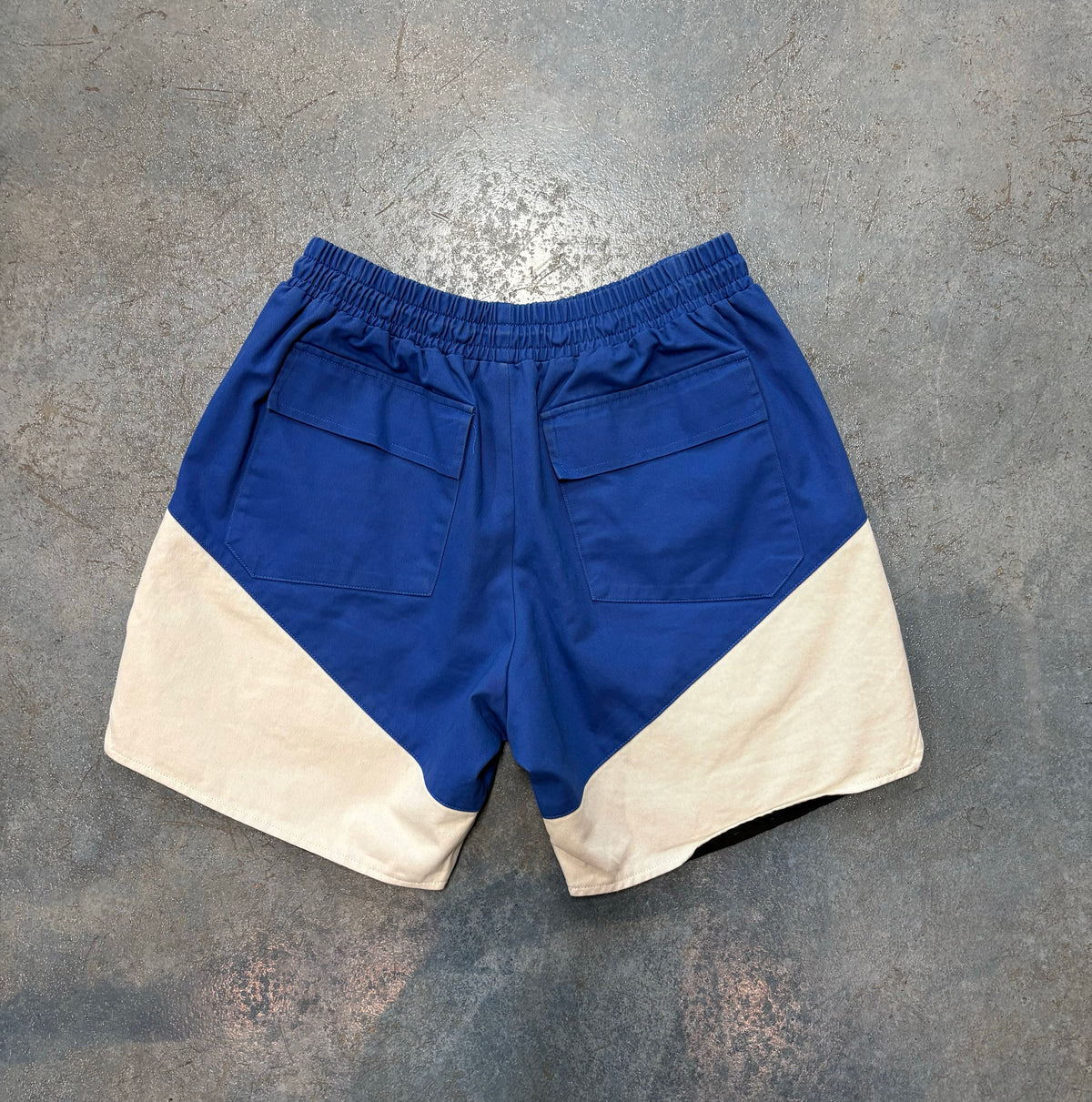 RHUDE Black Blue Yellow White Shorts