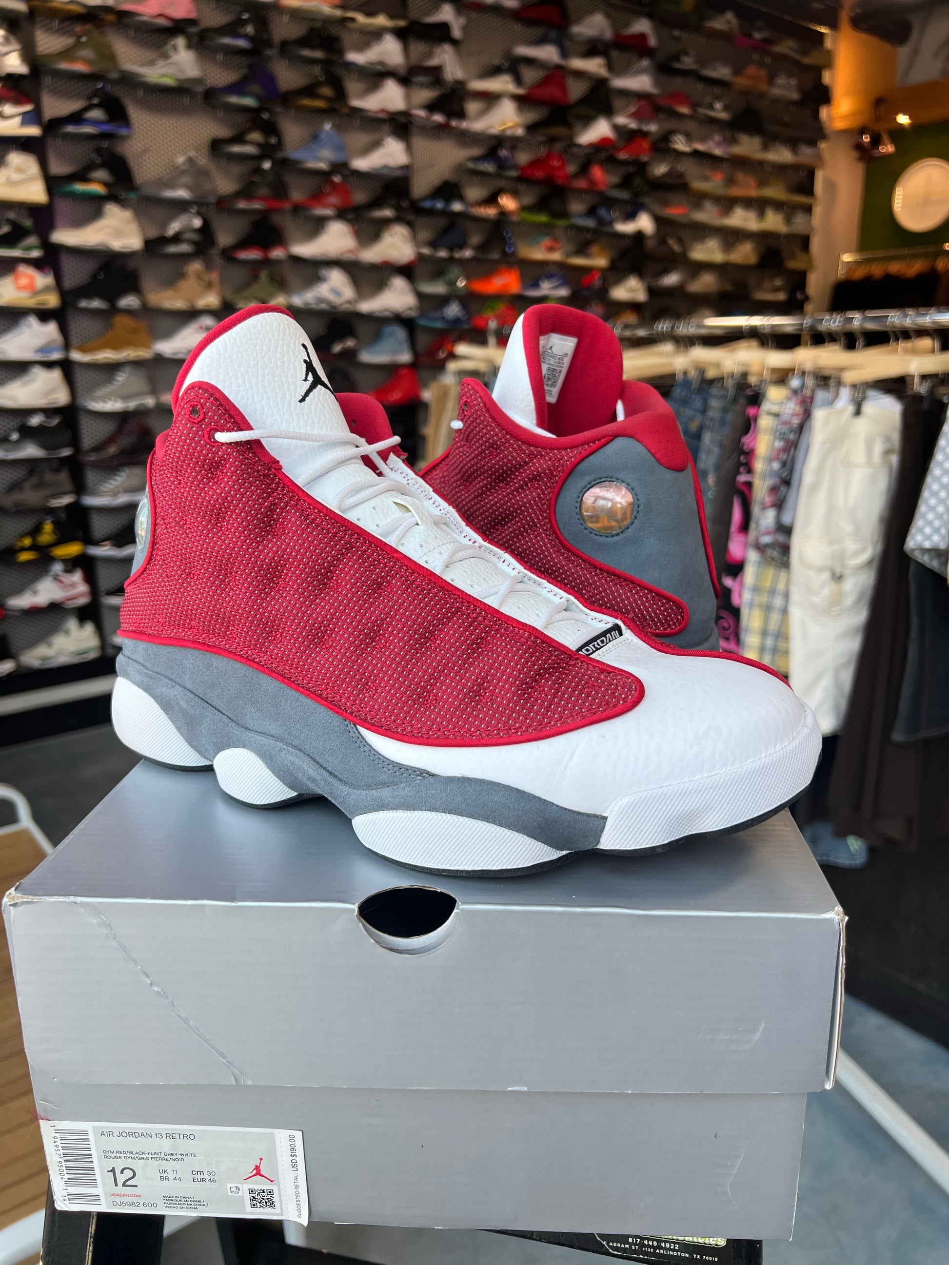 Jordan 13 Retro Gym Red Flint Grey